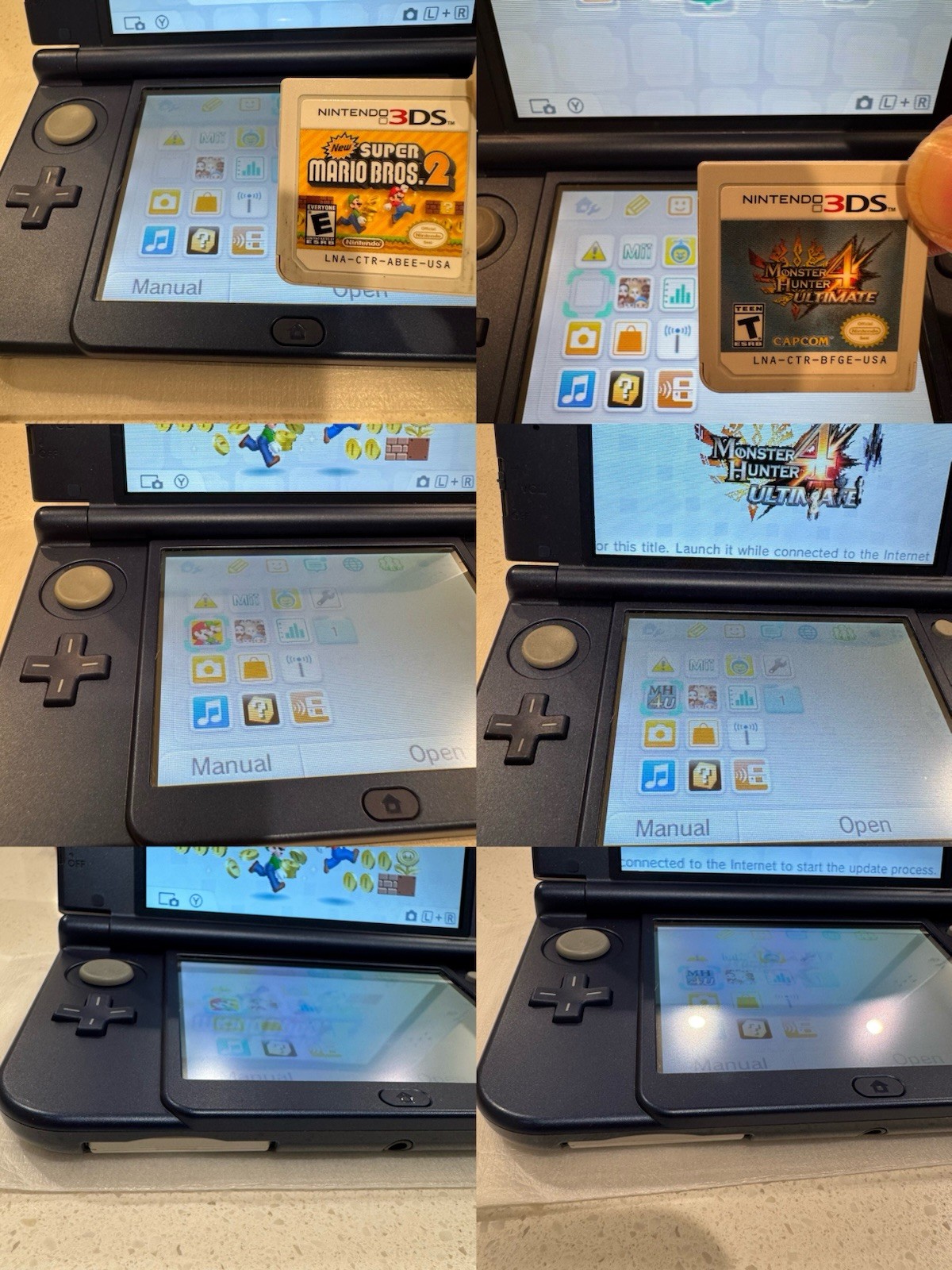 Nintendo New 3DS LL/XL (English) Blue CIB-VERY GOOD *US SELLER*PLZ READ