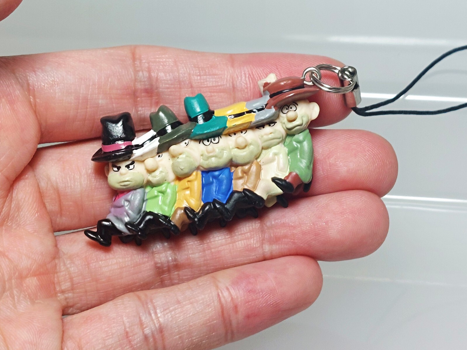 Wacky Races Figure Strap Set Dick Dastardly Muttley Hanna-Barbera 0.9-1.4in