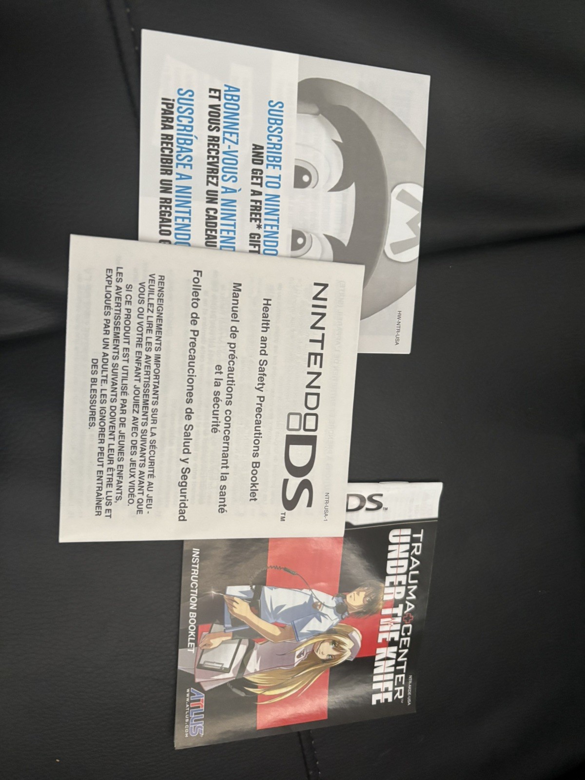 Trauma Center: Under the Knife (Nintendo DS, 2005) complete