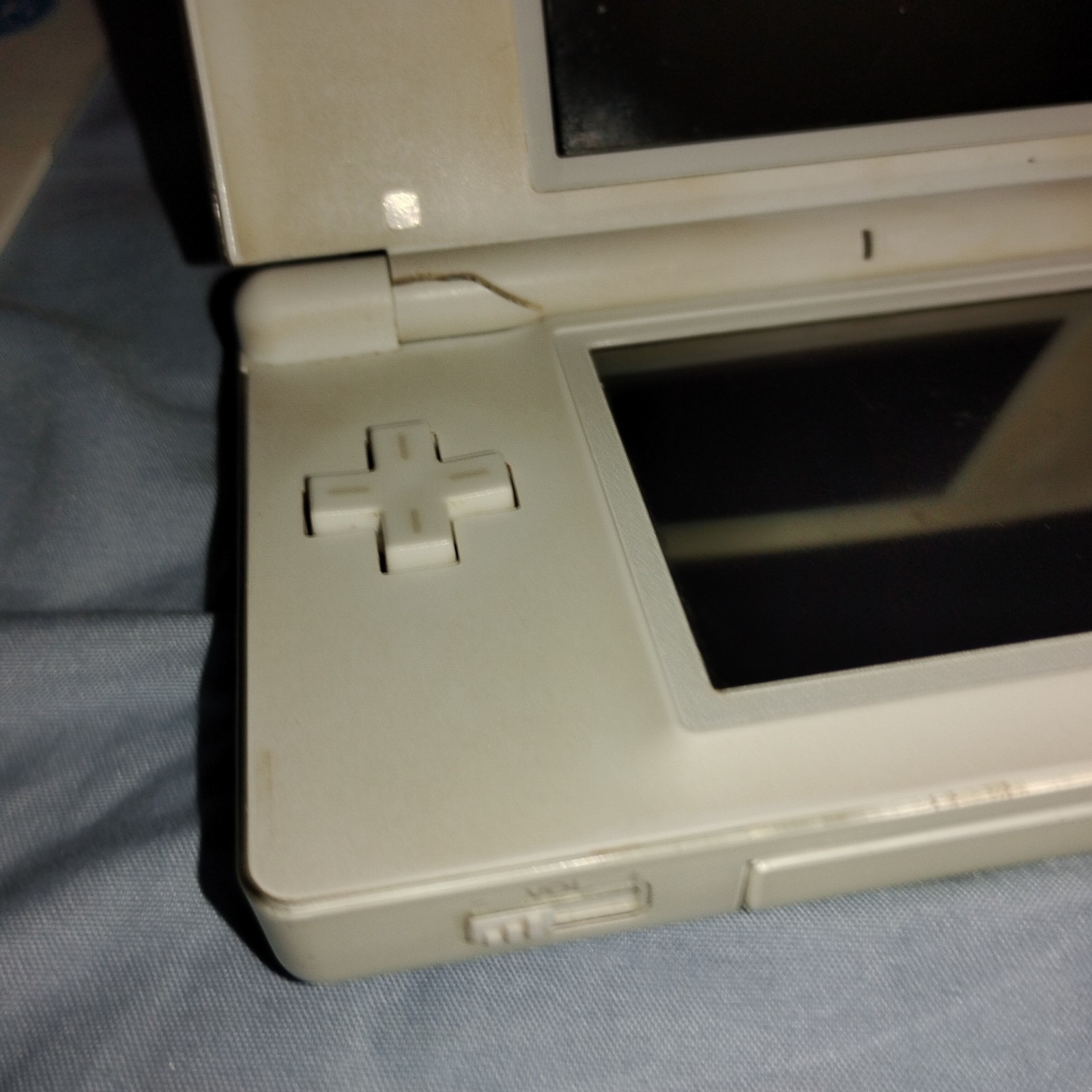 Nintendo DS Lite Console White Working With Box And Instruction Manual NDS