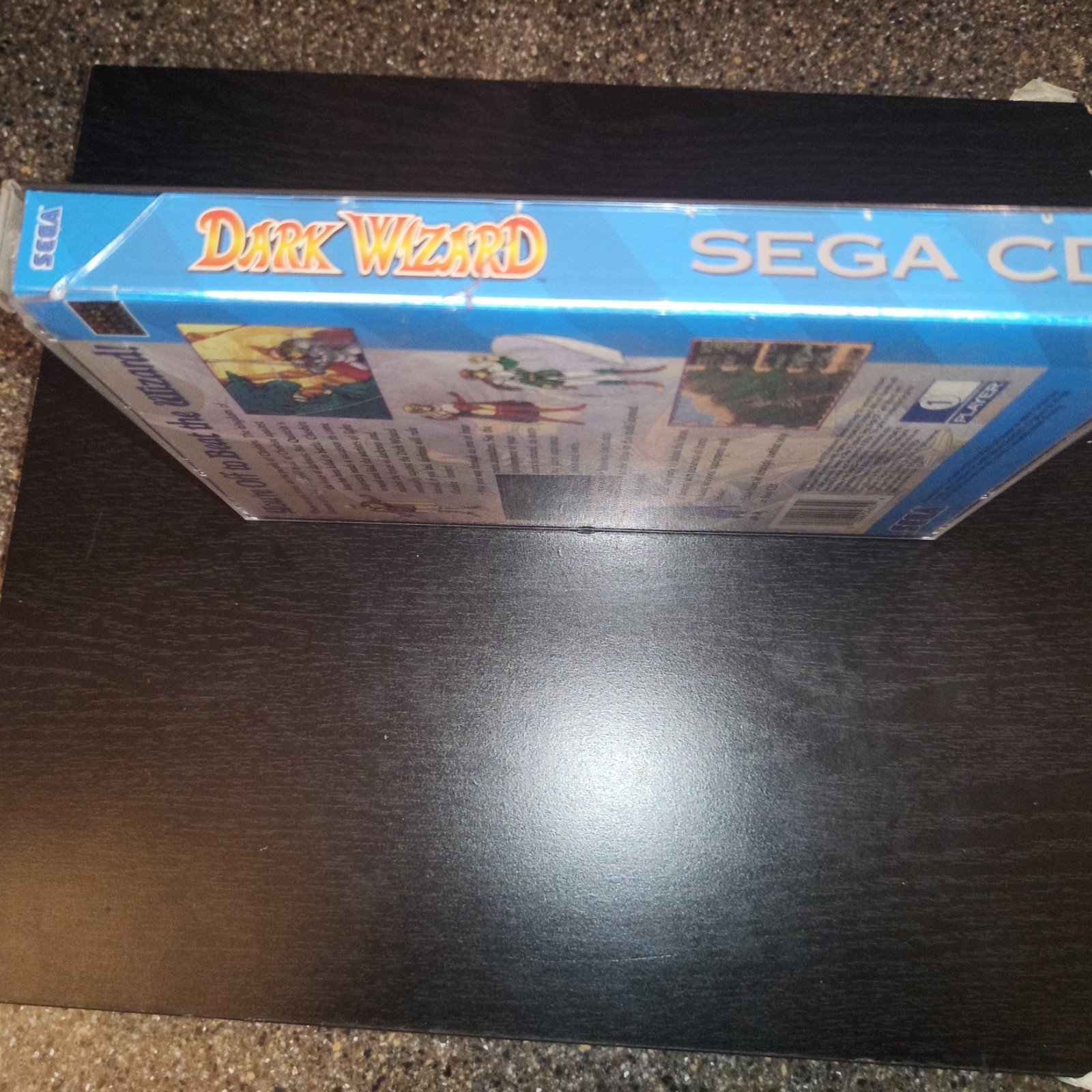 Dark Wizard (Sega CD, 1994) Complete with Registration Card