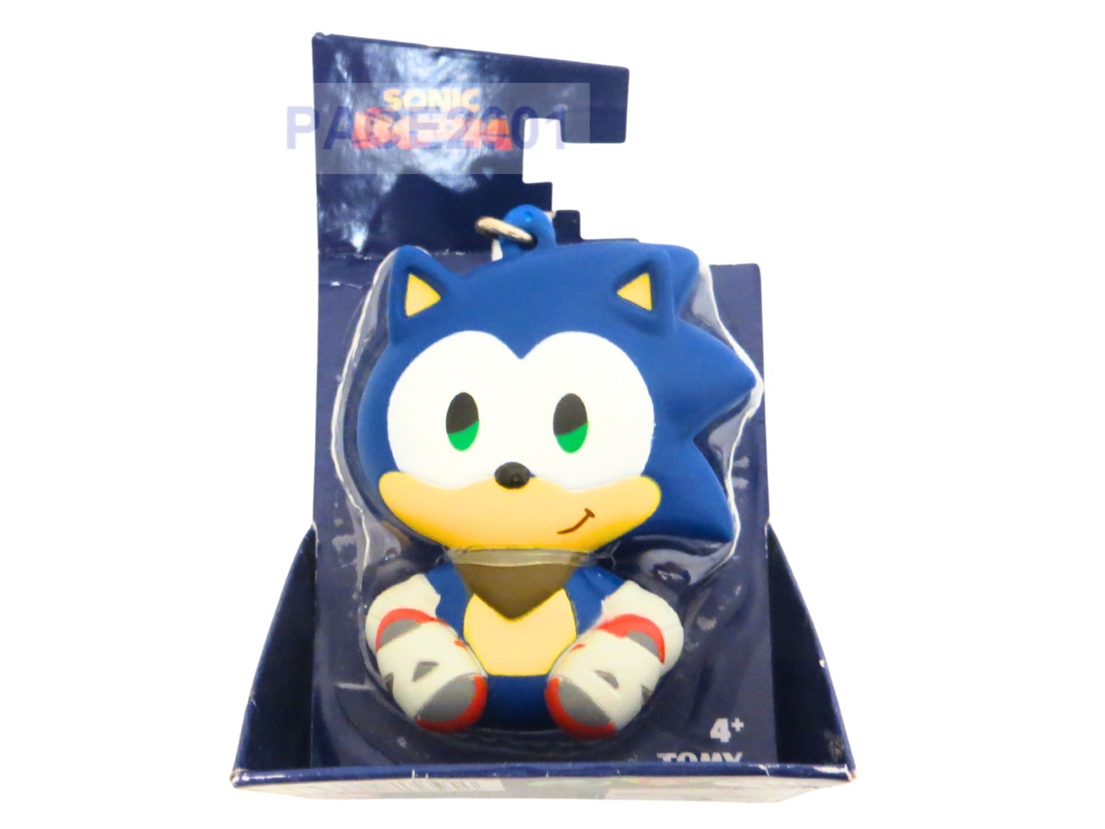 Tomy Sonic Boom- Happy Emoji Sonic Clip on… Keychain or Zipper Pull – NIB