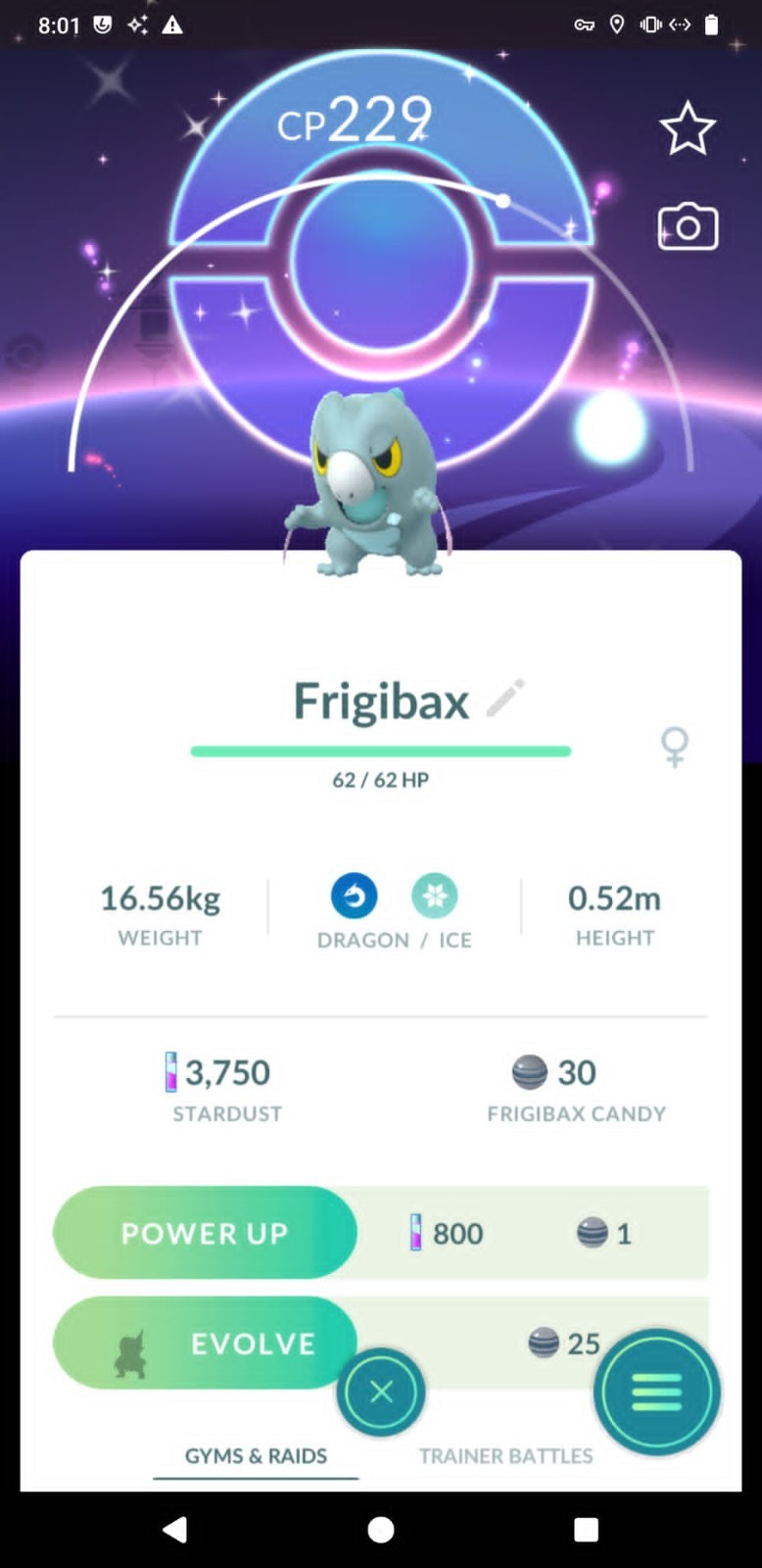 ✨ Shiny Frigibax Background Community Day✨ P T C – 20k stardust