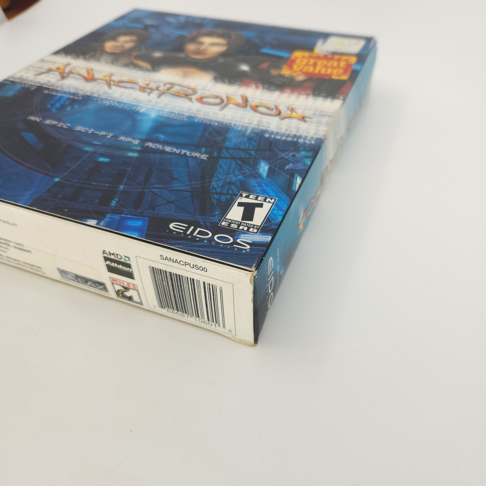 Anachronox – Big Box – PC Game – Complete CIB + Original Receipt – 2001 – EIDOS