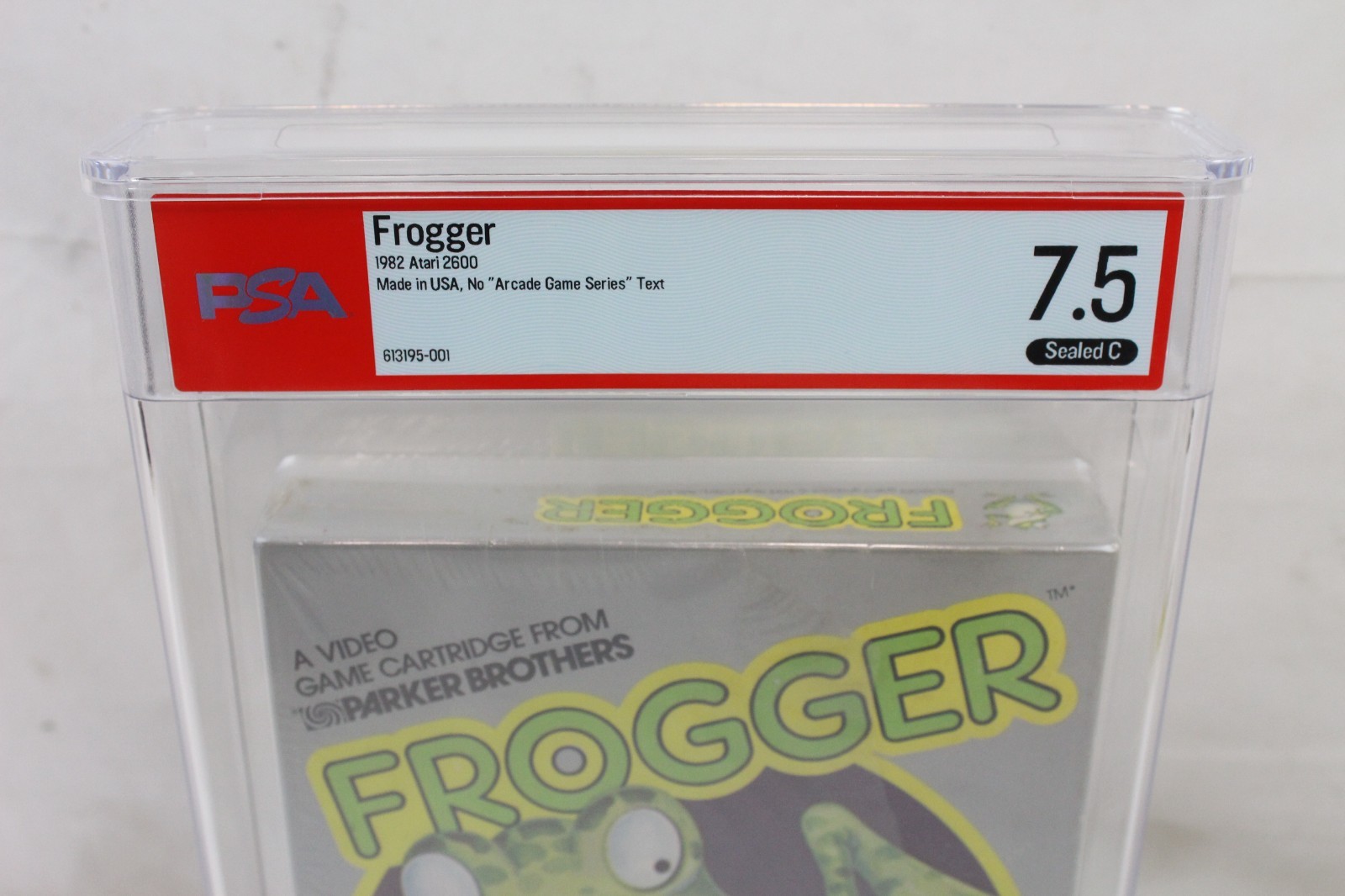 1982 Atari Frogger Video Game Graded PSA 7.5 Sealed C Sega Enterprises Sears