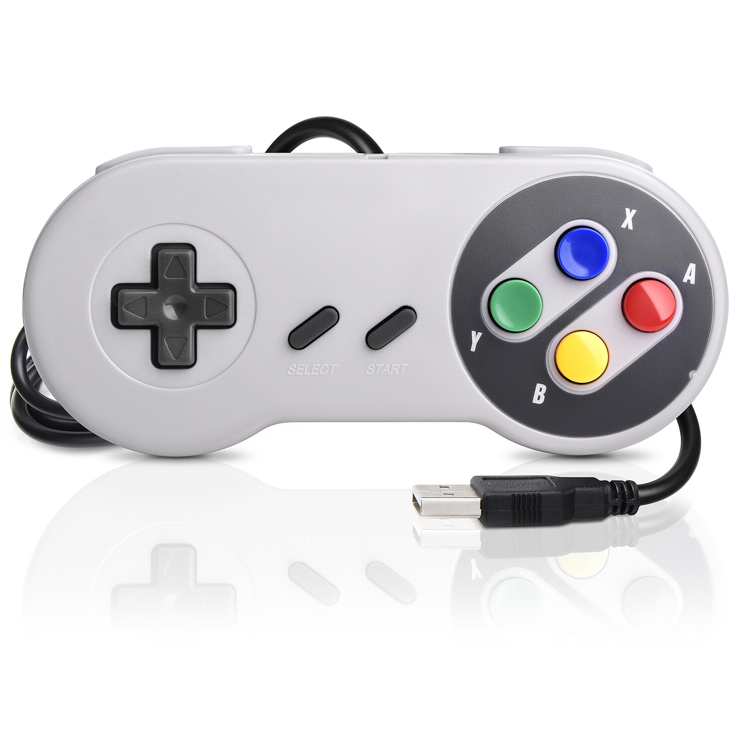 2 Pack SNES Retro USB Super SNES Controller Gamepad for PC & MAC Raspberry Pi