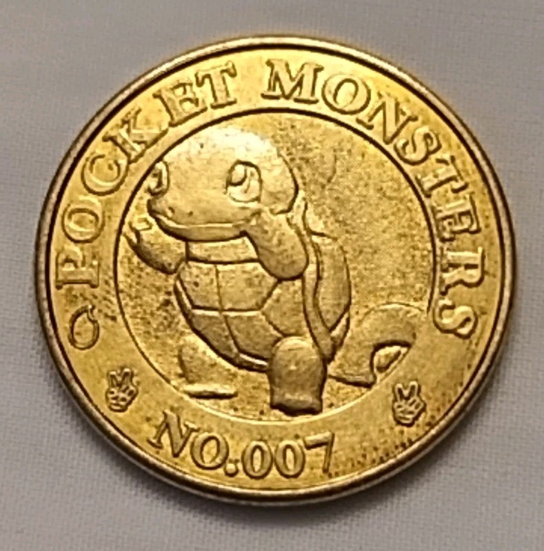 1997 Banpresto Nintendo Pokemon Battle Coin Medal Collection Japanese – Squirtle