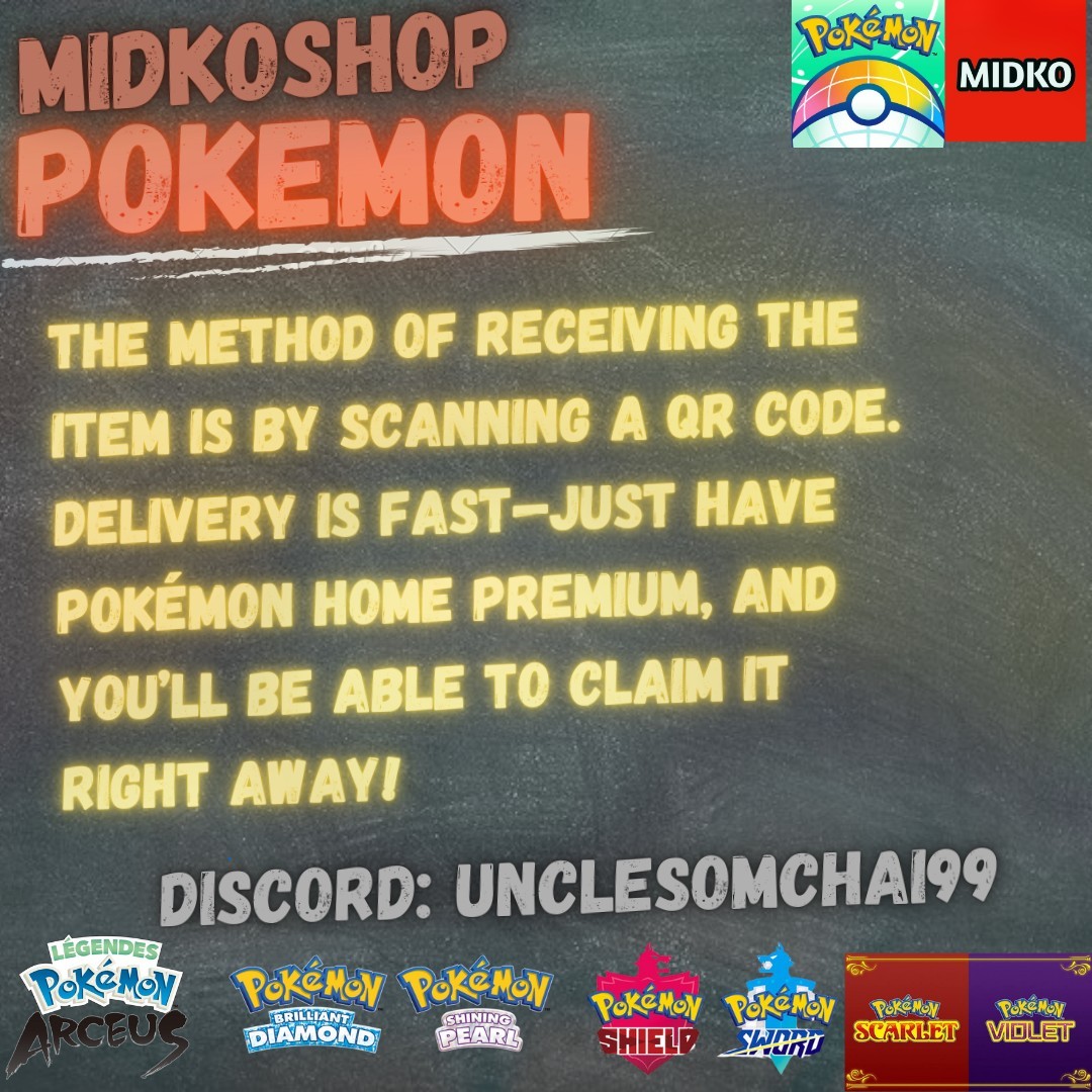Ultimate Pokemon Home Pokedex 4000+ | Full Shiny & Normal | Gen1-9 | All Form