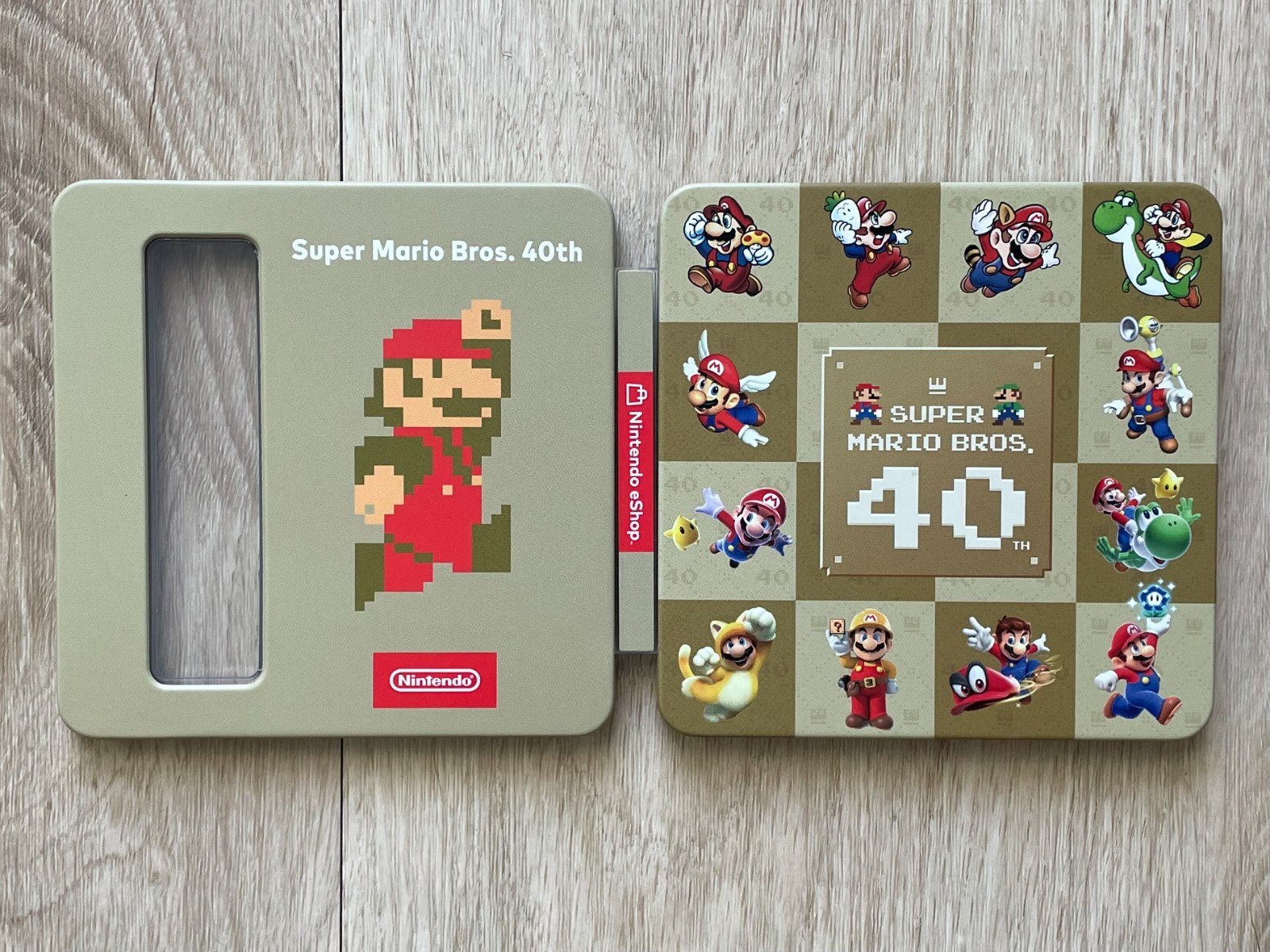 Super Mario Bros 40th Anniversary Nintendo Steelbook CARD INCLUDED (NO CODE)