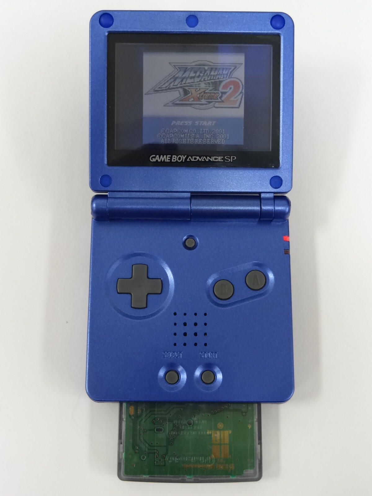 Cobalt Blue Nintendo Game Boy Advance SP AGS-001 Includes Charger Tested/Working