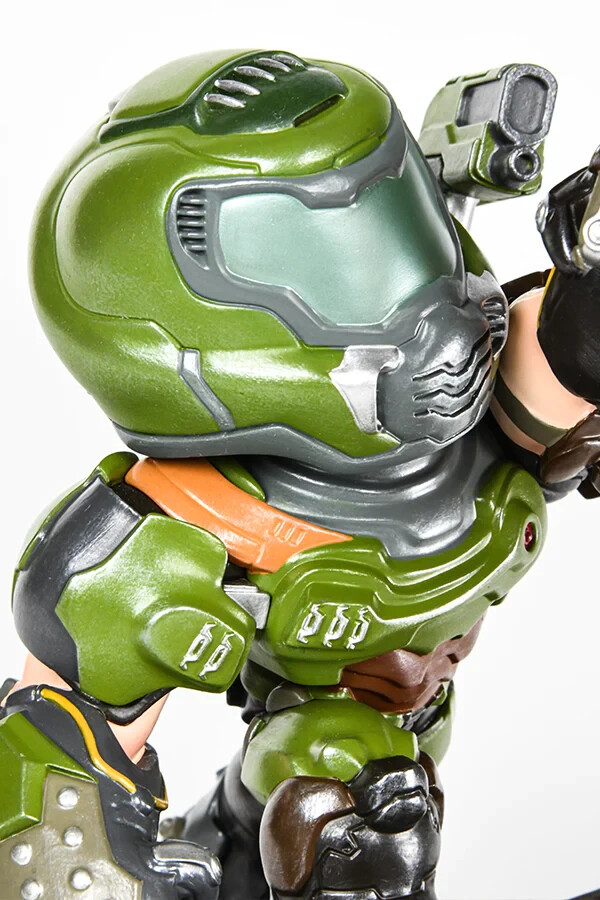 Doom Eternal Slayer vs Cacodemon Mini Figure Statue Limited Official NEW