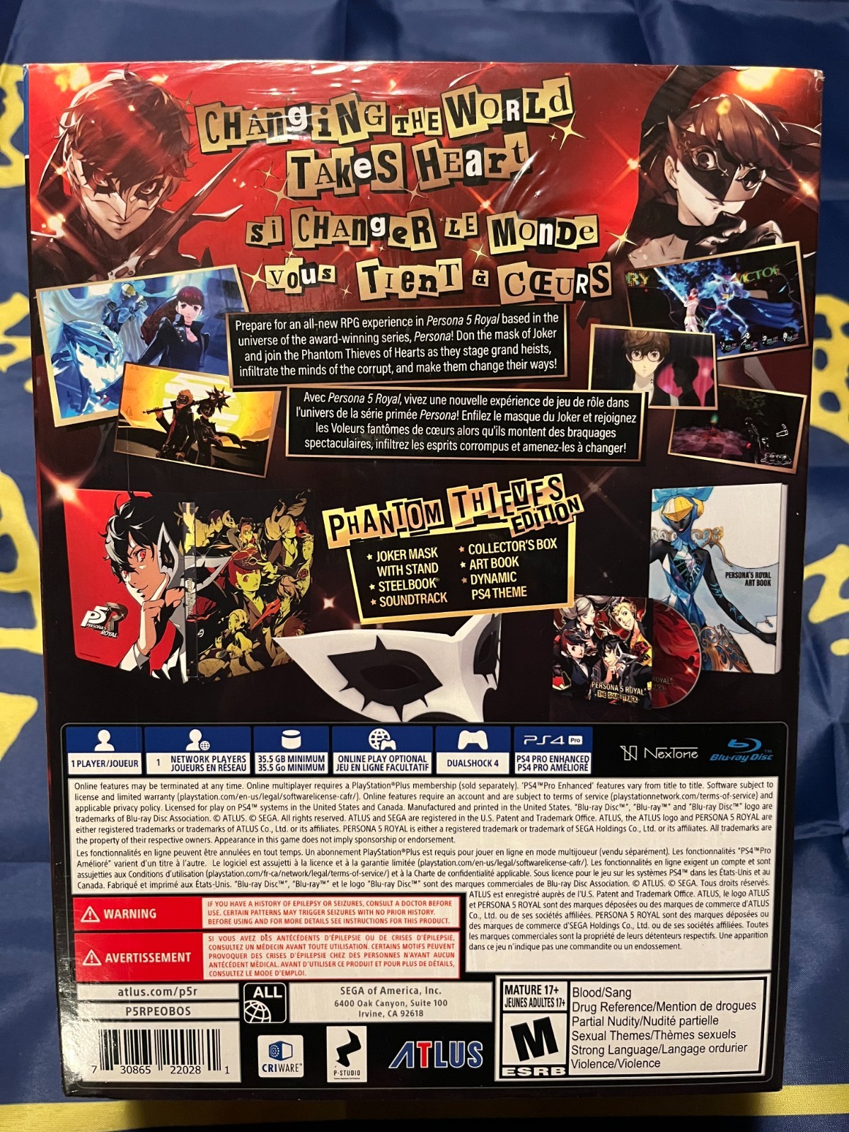 NEW Persona 5 Royal: Phantom Thieves Edition PS4 PlayStation 4 Factory Sealed
