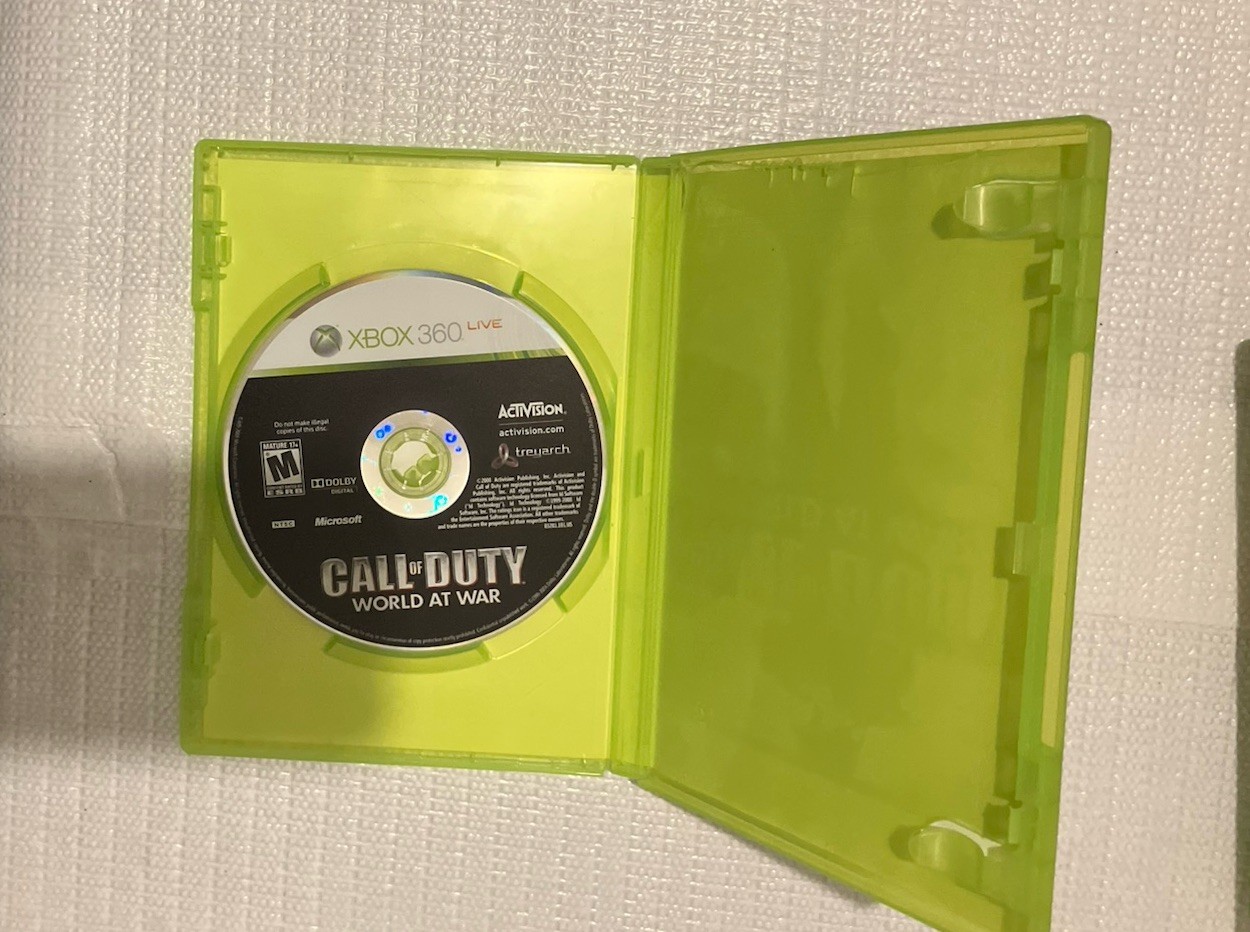 Call of Duty: World at War Xbox 360 Shooter War Multiplayer M Mature
