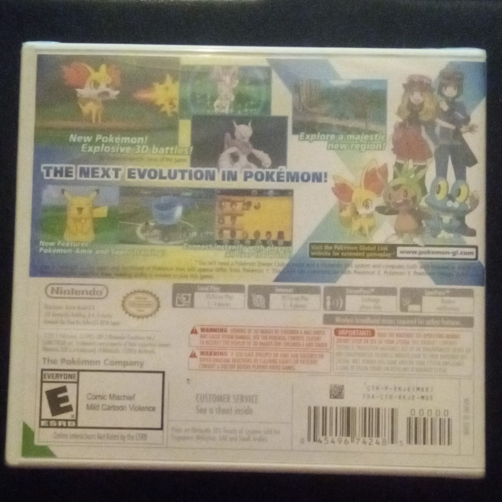 POKEMON X NINTENDO 3DS US EDITION BRAND NEW FACTORY SEALED