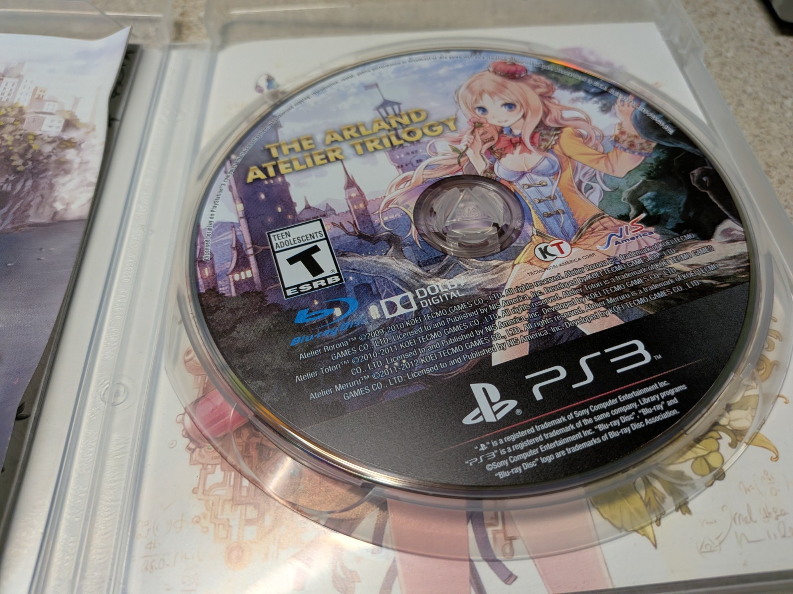 Arland Atelier Trilogy (Sony PlayStation 3, 2015) PS3 Complete