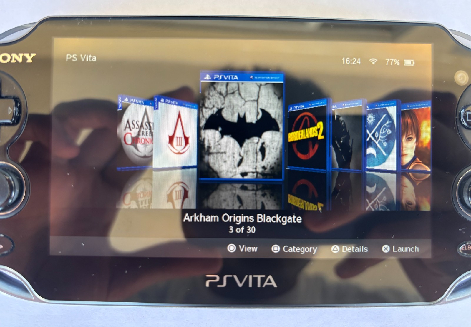 SONY PLAYSTATION VITA OLED PCH-1000/1100 FIRMWARE 3.65 128GB – SHIP IN 1-DAY