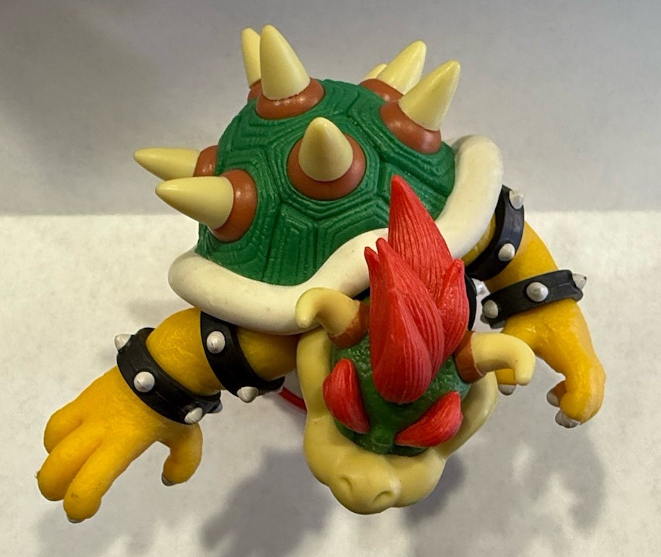 Nintendo Amiibo Super Mario Bros Bowser Figure Red Base Switch WIIU 3DS NFC
