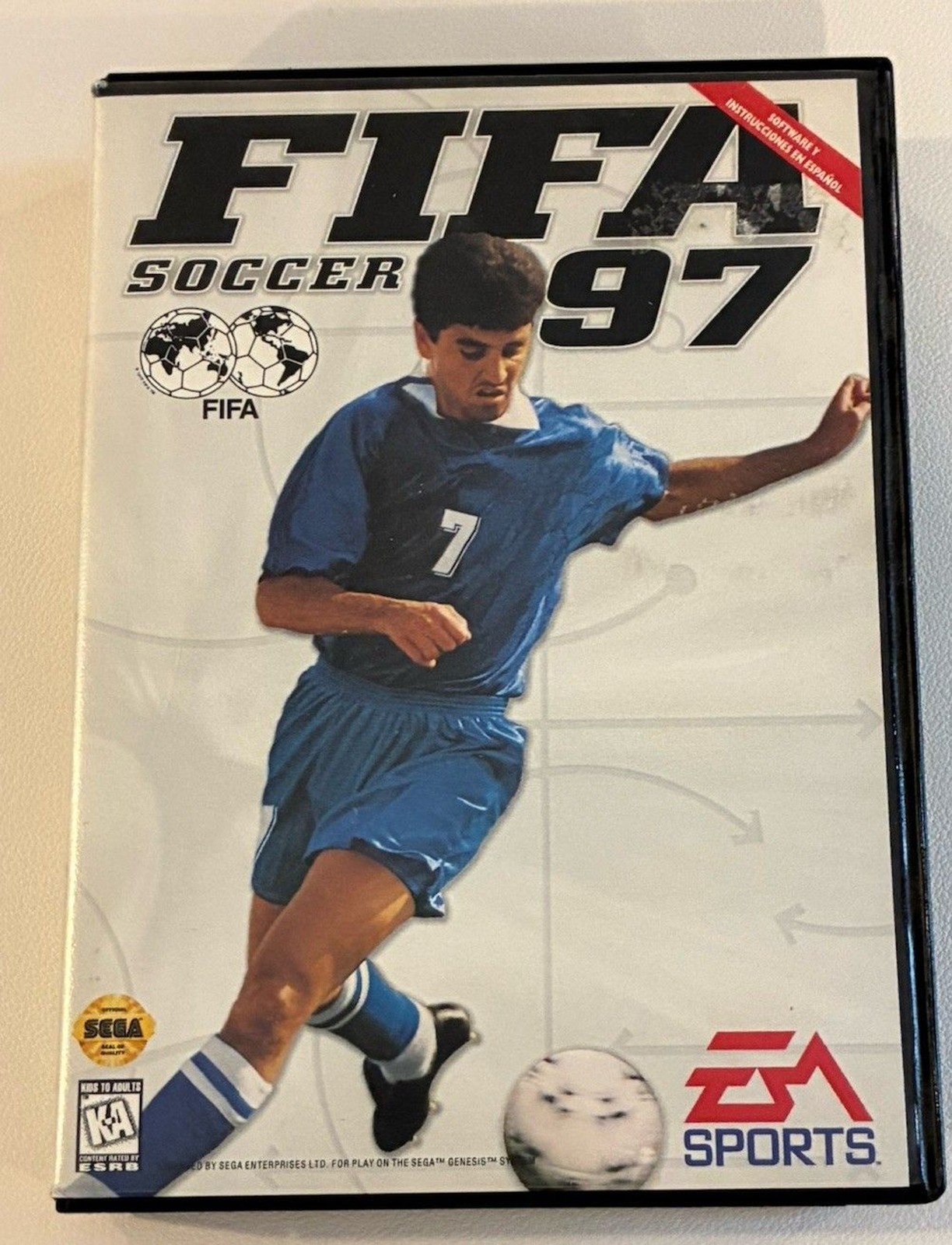 FIFA 97 (Sega Genesis, 1996) – Complete In Box Classic Soccer Game – Tested