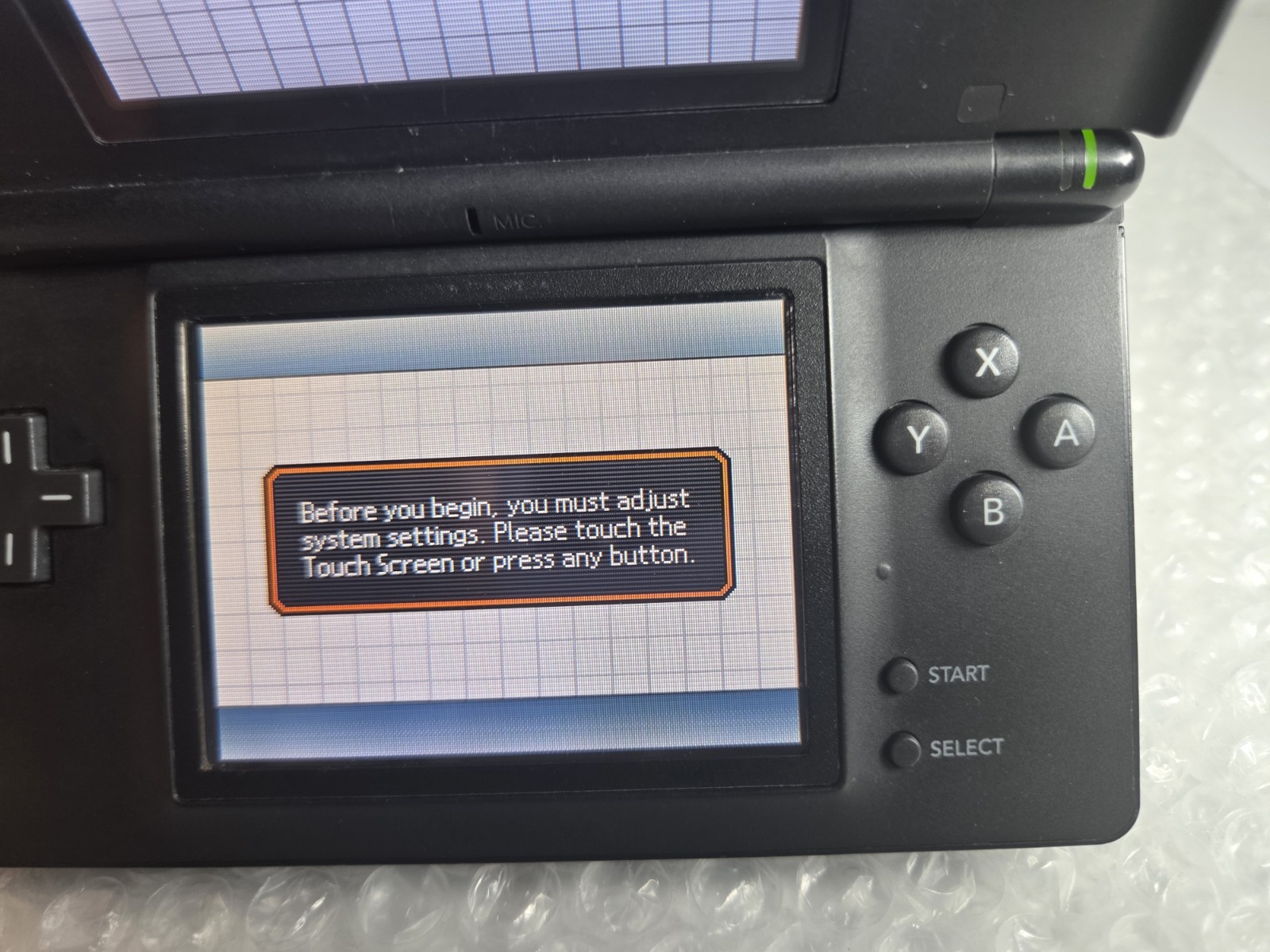 Nintendo DS Lite GBA Glossy Black Tested Charger New Battery OEM Stylus Handheld