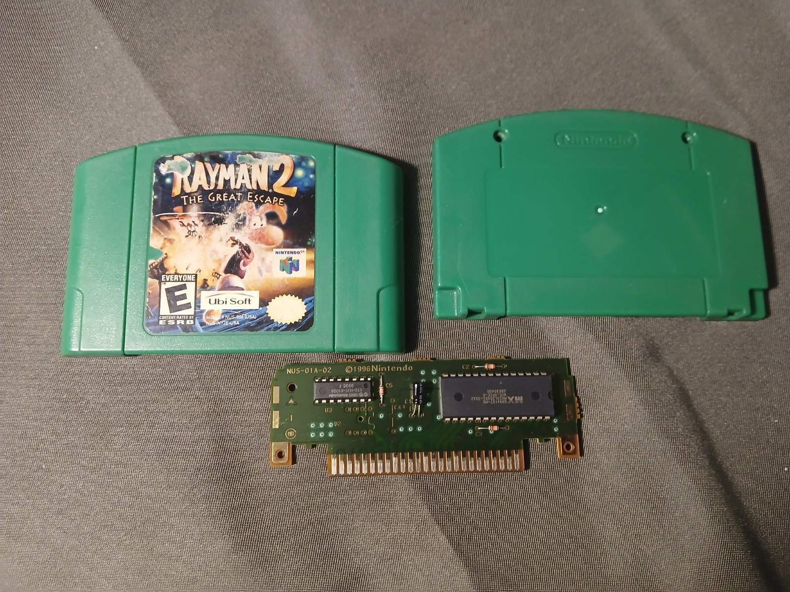 Rayman 2 The Great Escape Nintendo 64 N64 Authentic Tested – Label Wear