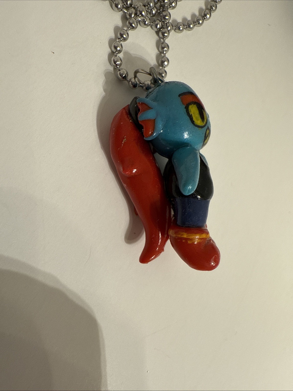 Undyne Undertale Gamer Necklace Charm Keychain Delta Rune