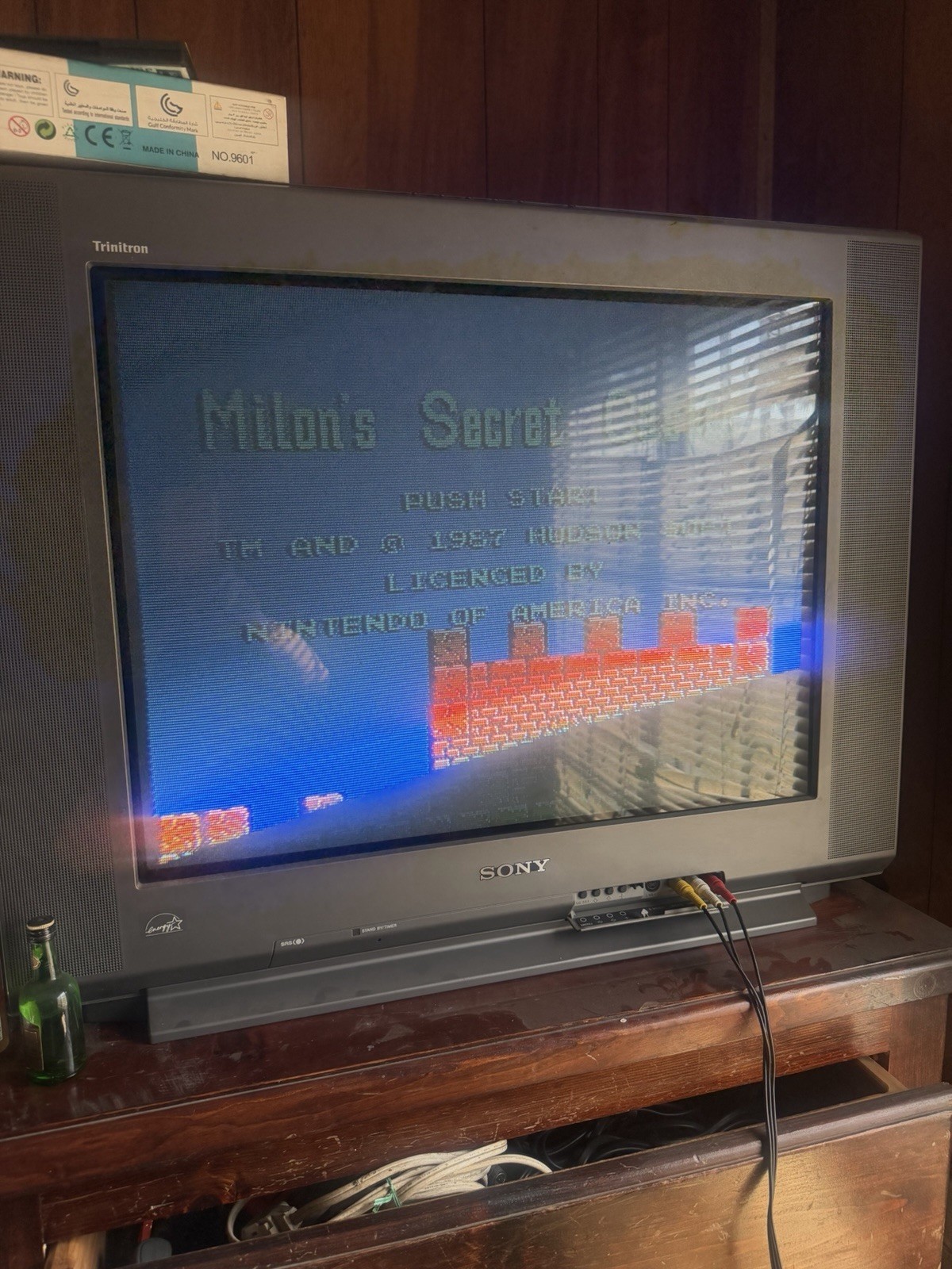 Milon’s Secret Castle (NES Nintendo Entertainment System, 1988) WORKING