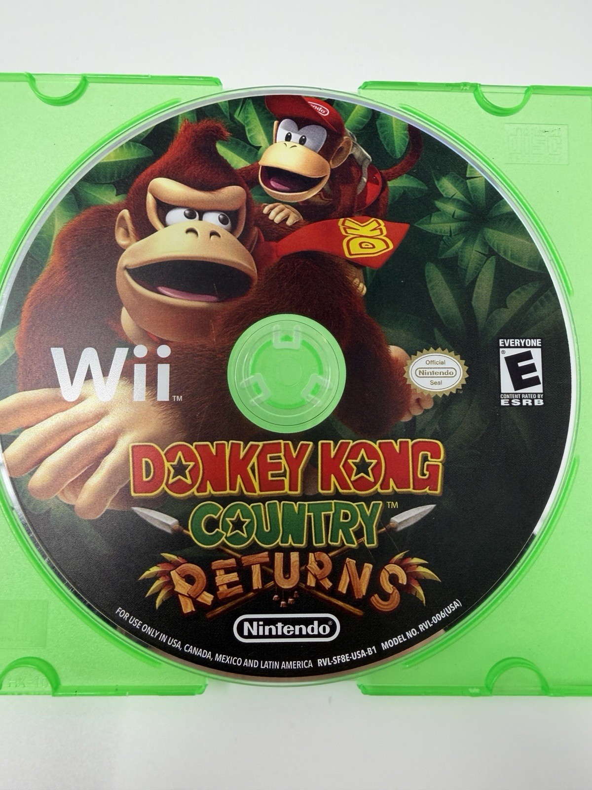 Nintendo Wii Donkey Kong Country Returns Disc Only Tested (FREE SHIPPING)