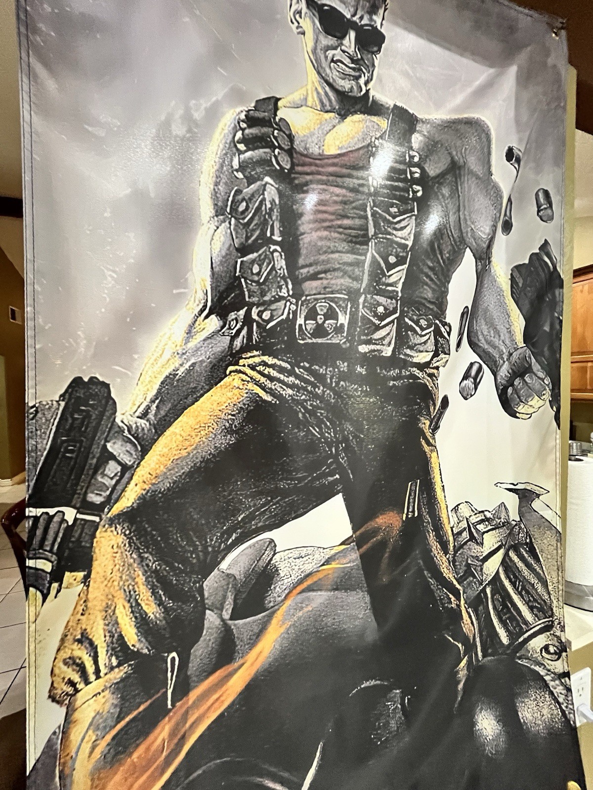 Duke Nukem 3D 5ft Flag Banner 1996 3D Realms Poster PC