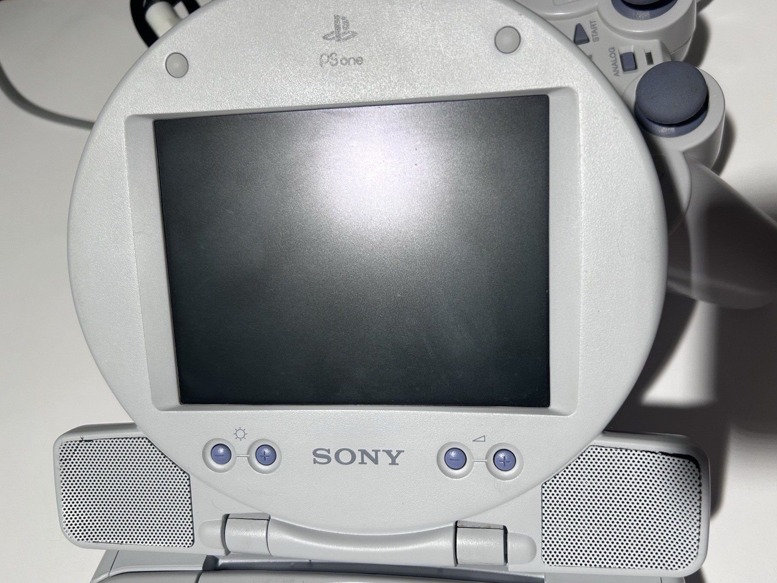 Sony PSone Console Bundle w/ LCD Screen Fully Tested! (Please Read Description)