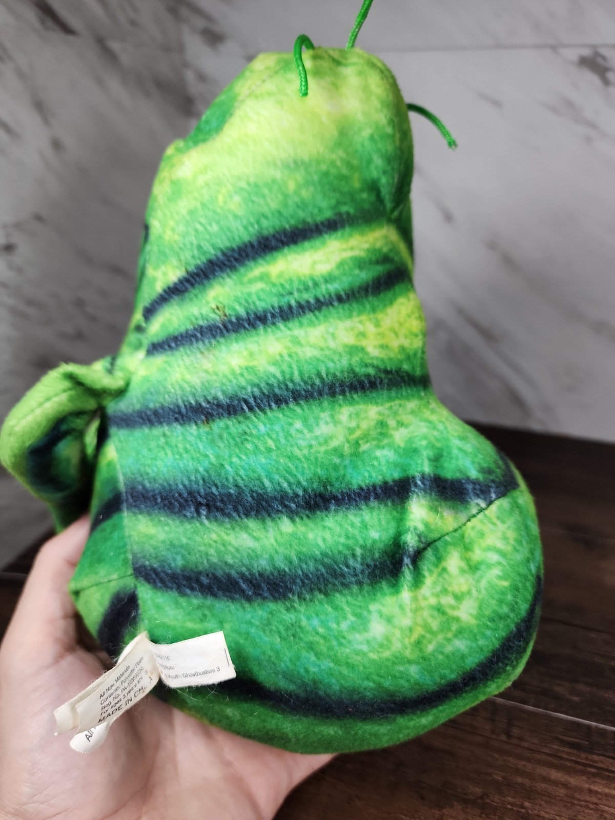 ☆ ~Large 10″ Ghostbusters Plush Toy SLIMER Happy Ghost. Green Stuffed Animal~ ☆
