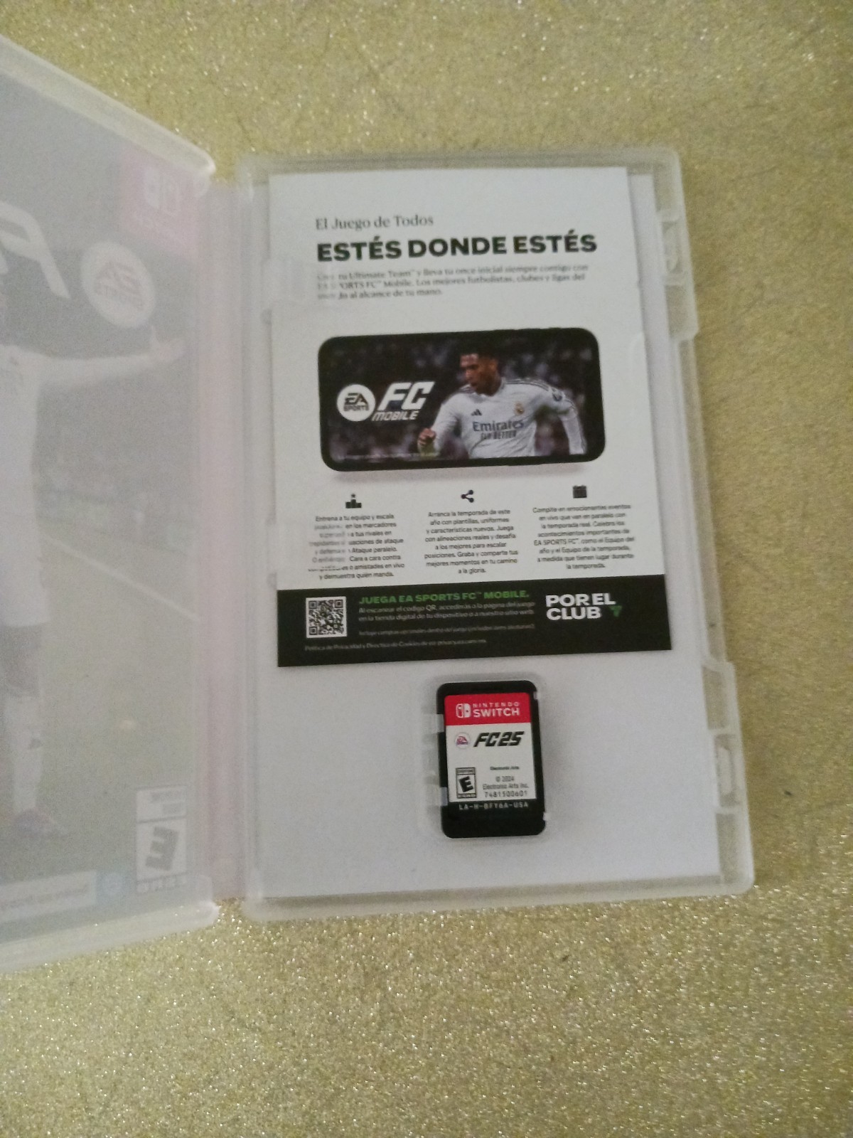 EA SPORTS FC25 FOR NINTENDO SWITCH SPANISH CONTENT.