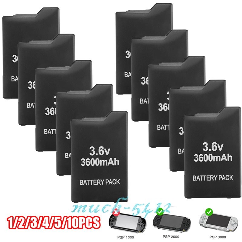 For Sony PSP 2000 3000 2001 3001 Rechargeable Replacement Battery Pack 3600mAh