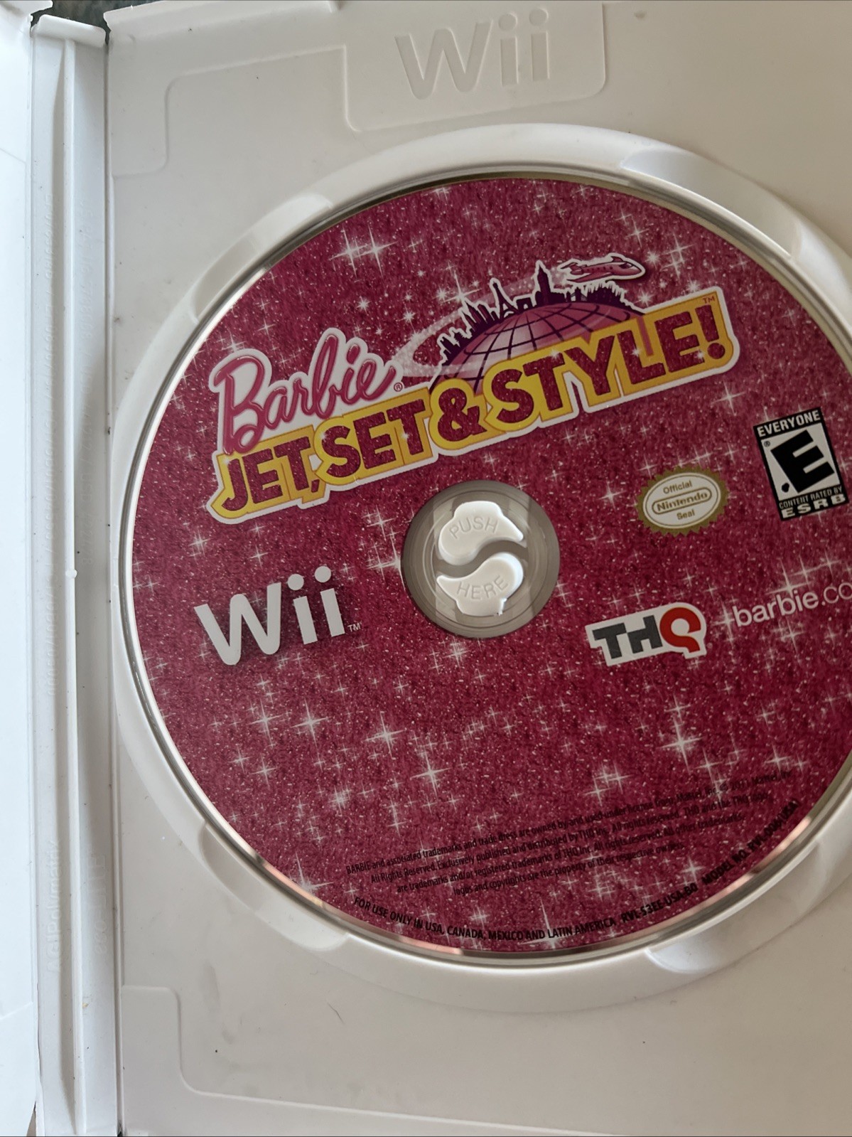 Barbie: Jet, Set & Style (Nintendo Wii, 2011) Video Game Tested Complete