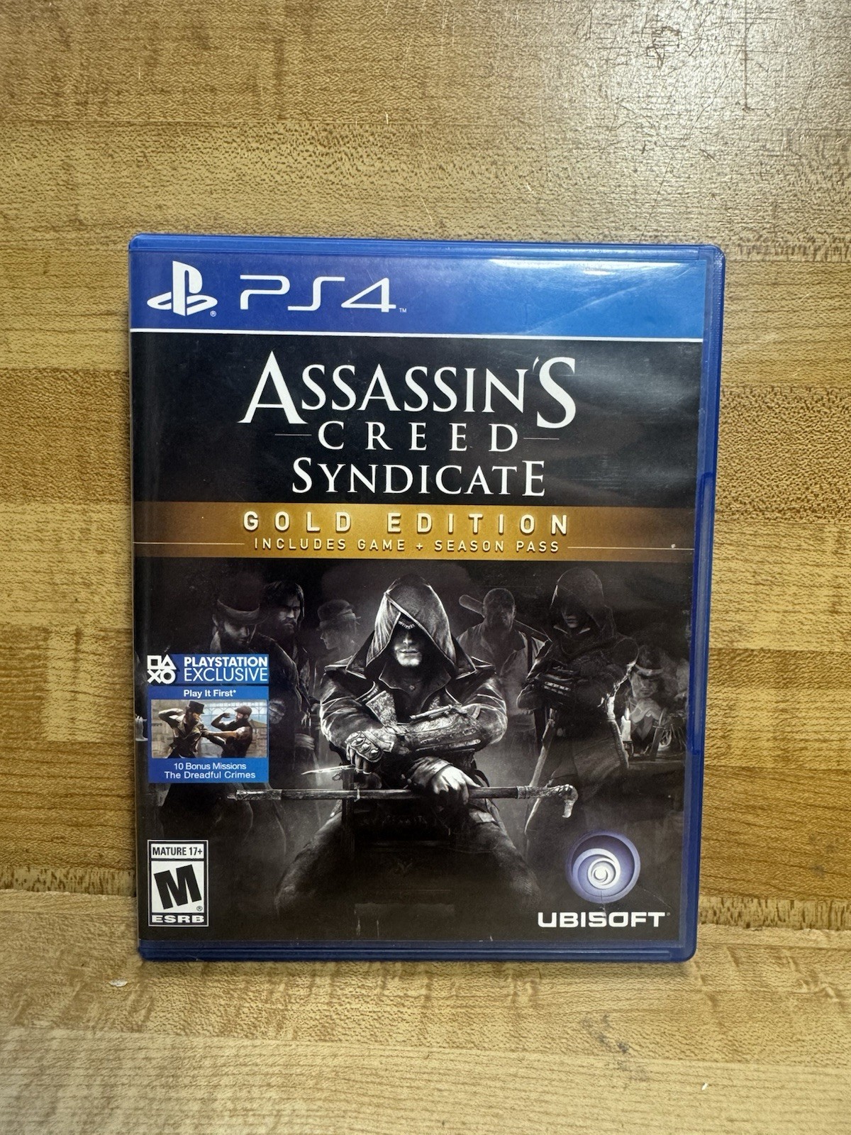 Assassin’s Creed Syndicate PS4 PlayStation 4 Gold Edition Case and Disc
