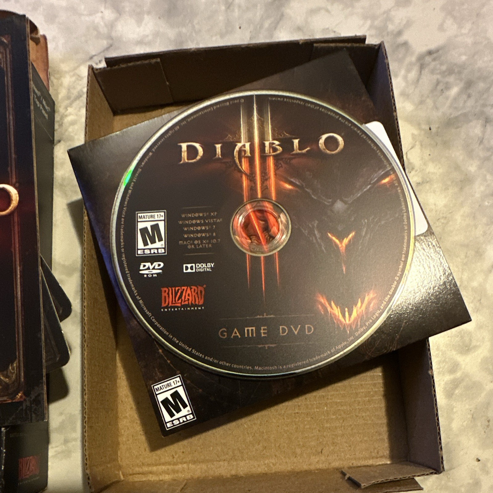 Blizzard Diablo III (PC/Mac) Action RPG Role Playing M NTSC-U/C 2012 Manual