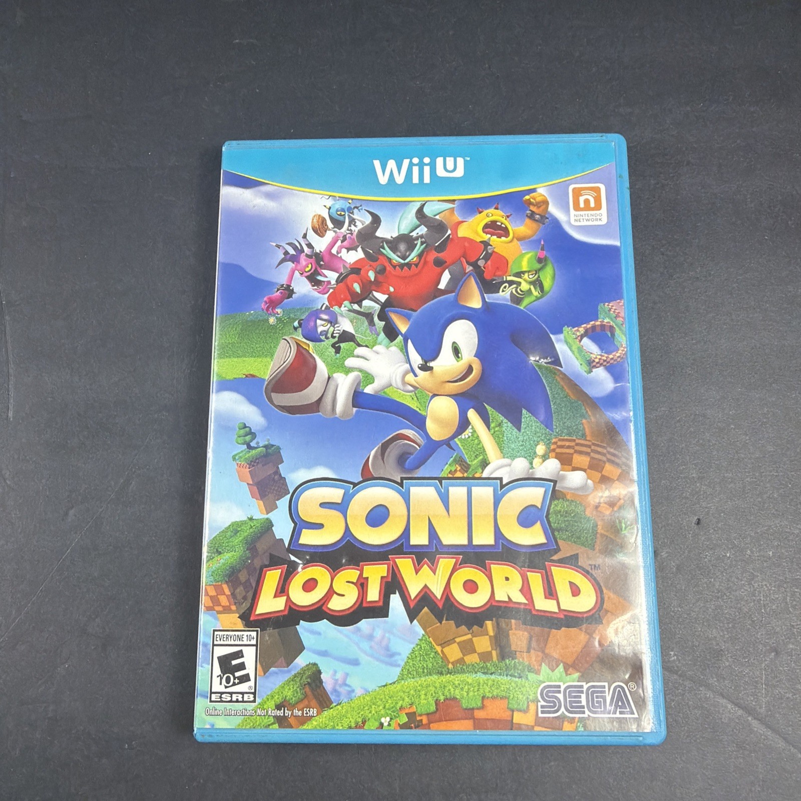 Sonic Lost World Nintendo Wii U 2013 Action Adventure Game Mint Disc