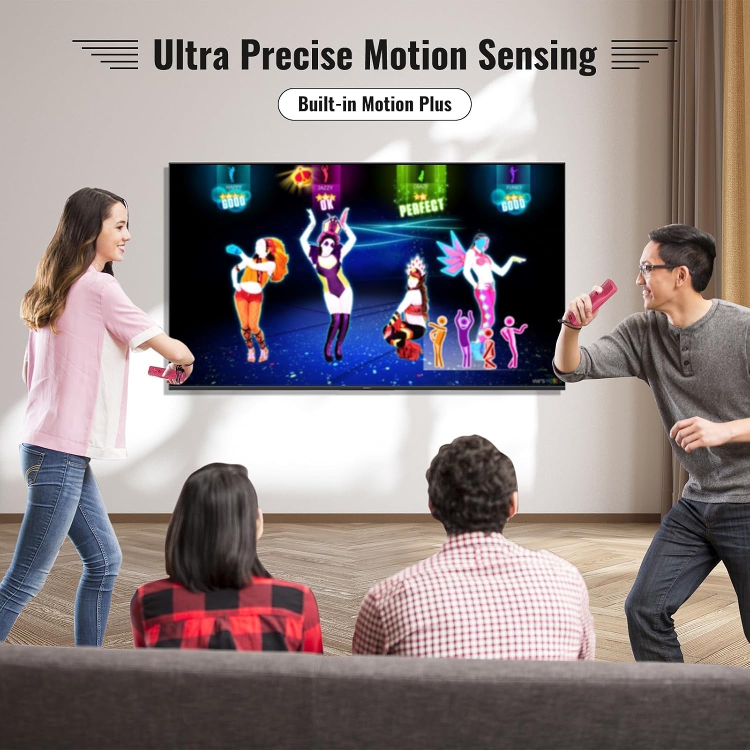 4 Player Multi-Color Wii Controller Pack