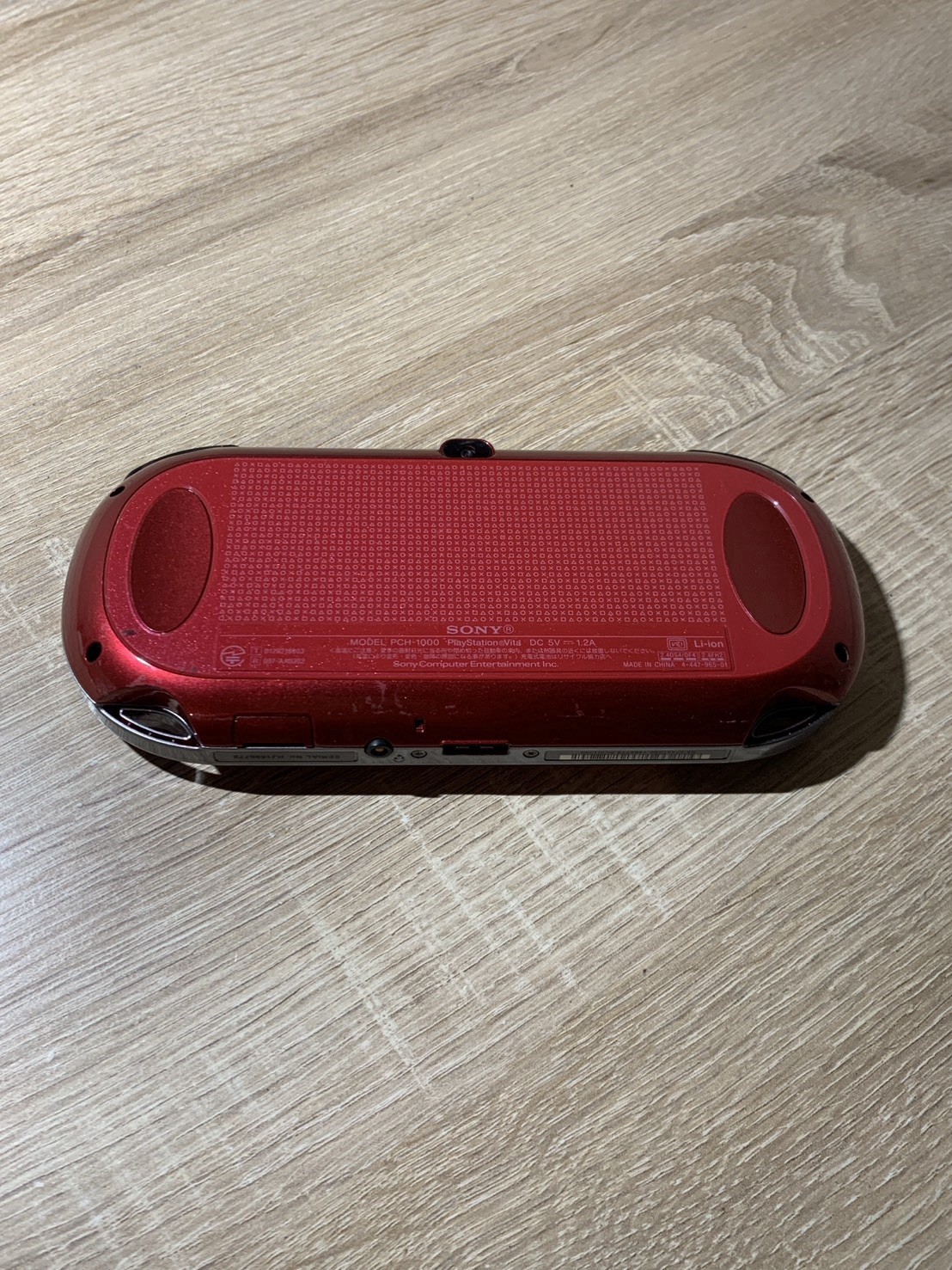 1536 PlayStation PS Vita PCH-1000 Cosmic Red Good TESTED
