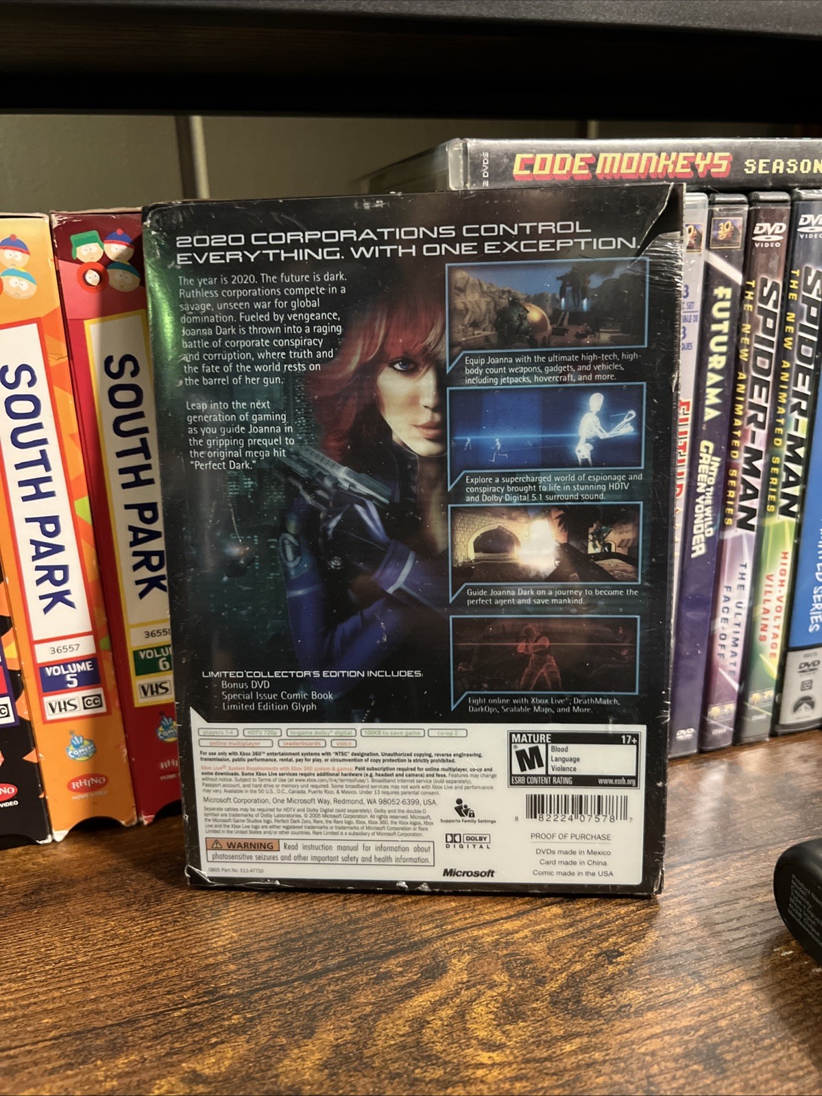 New Sealed – Perfect Dark Zero: Limited Collector’s Edition (Xbox 360, 2005)