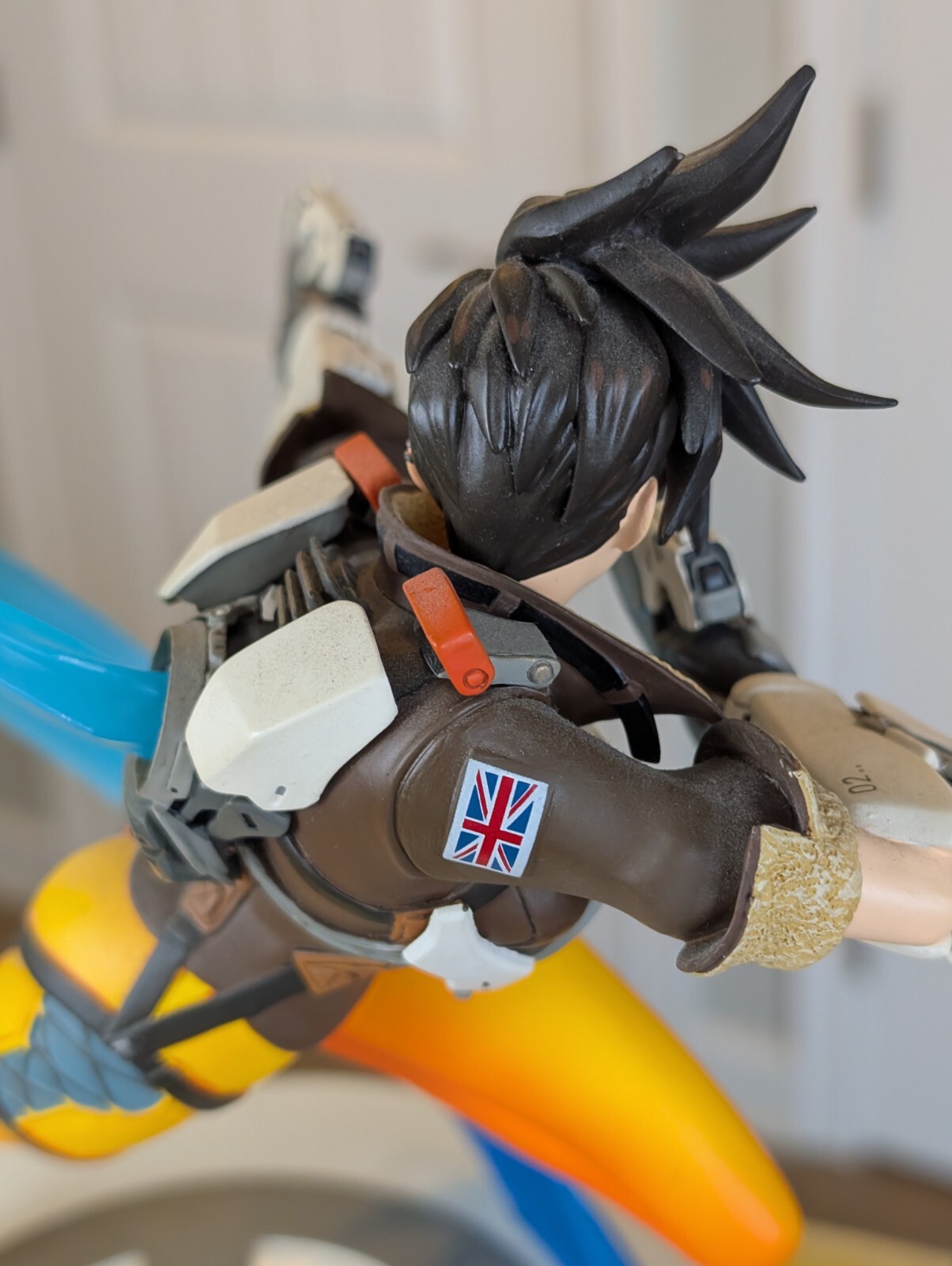 OVERWATCH TRACER Statue Lot-Blizzard Team signed Box, T-Shirt,Poster,Coins