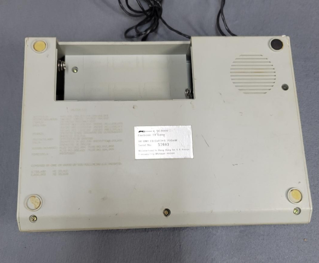Radotin Electronic SC Eight Thousand 8000 TV Games Console Kmart Branded