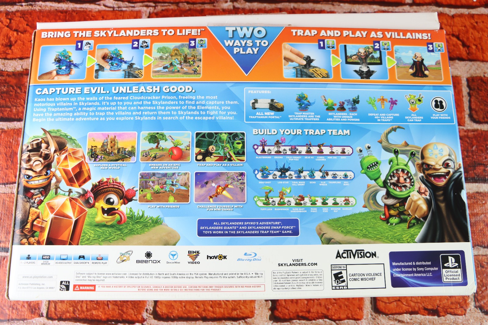 Skylanders Trap Team: Starter Pack (Sony PlayStation 4) Complete CIB