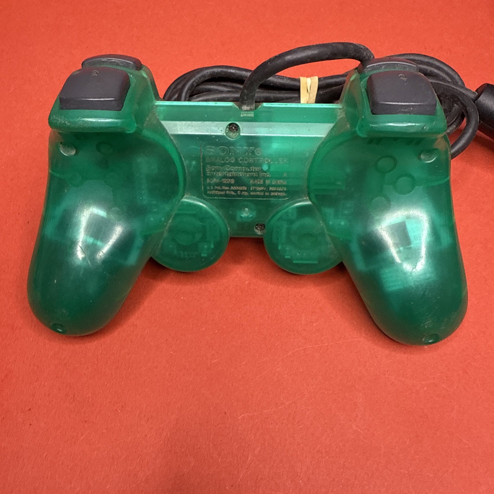 Sony PlayStation 2 PS2 Emerald Green DualShock Wired Controller OEM Authentic