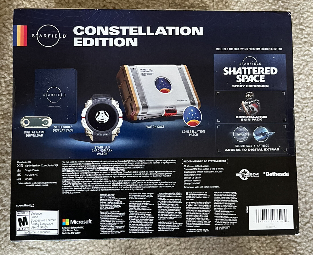 NEW Starfield Constellation Collector’s Edition Xbox Series X/S IN HAND SHIP NOW