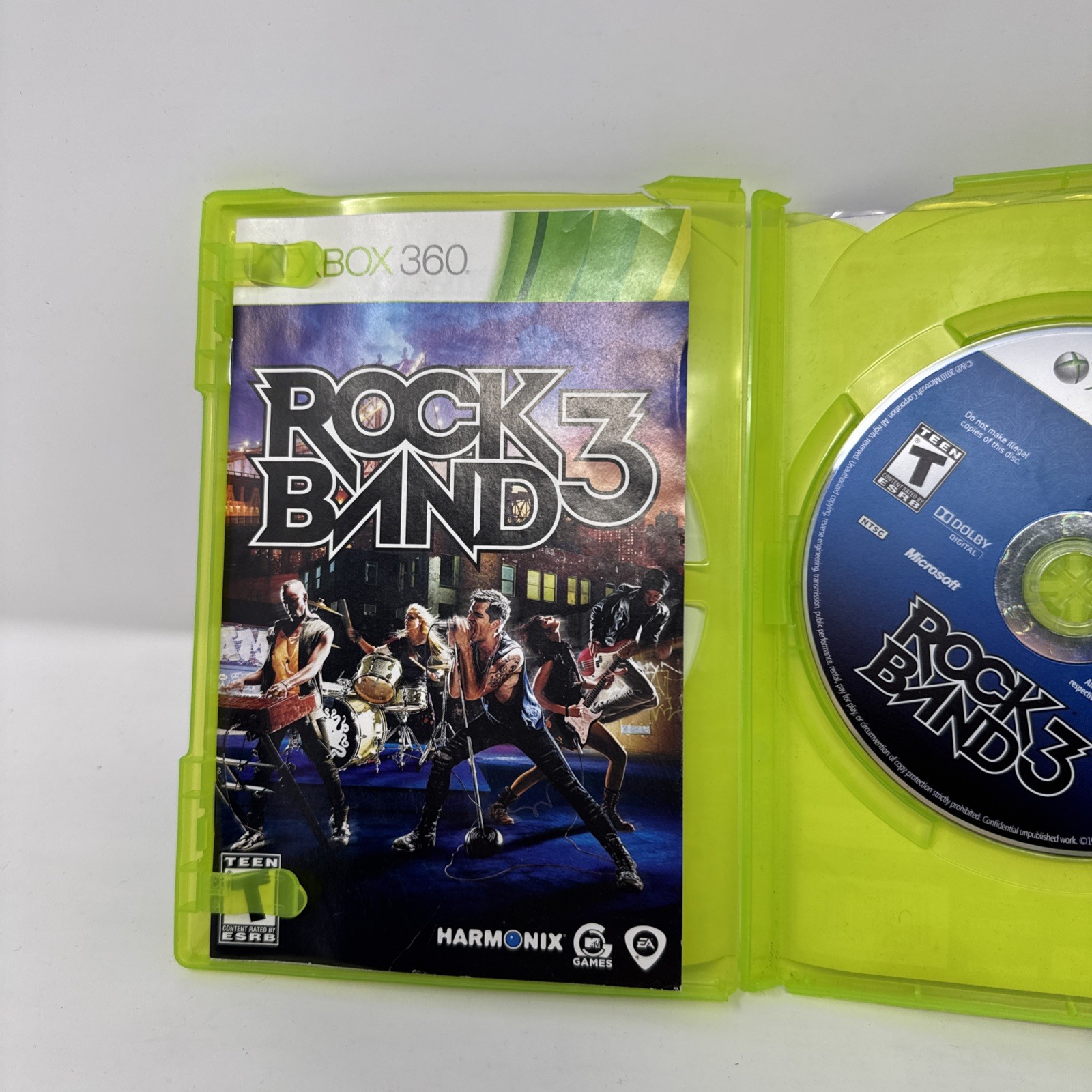 Rock Band 3 – Microsoft Xbox 360 CIB w Manual, Tested