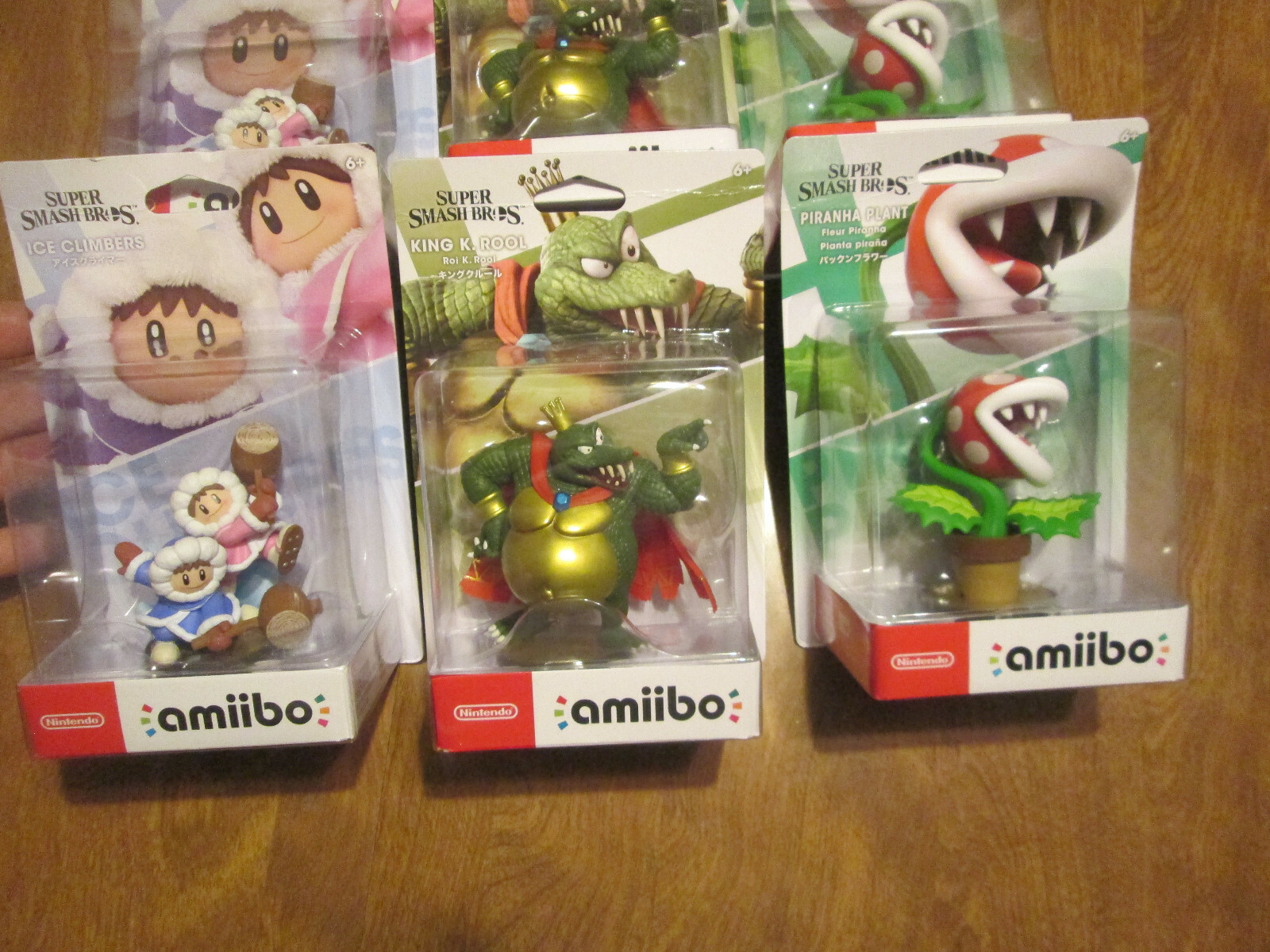 PIRANHA PLANT KING K. ROOL & ICE CLIMBERS AMIIBO LOT 3 AMIIBOS Nintendo Switch