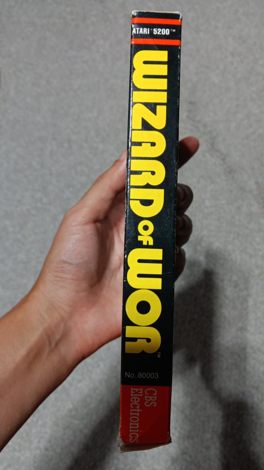 Wizard Of Wor (Atari 5200, 1984) With manual, box, and game!