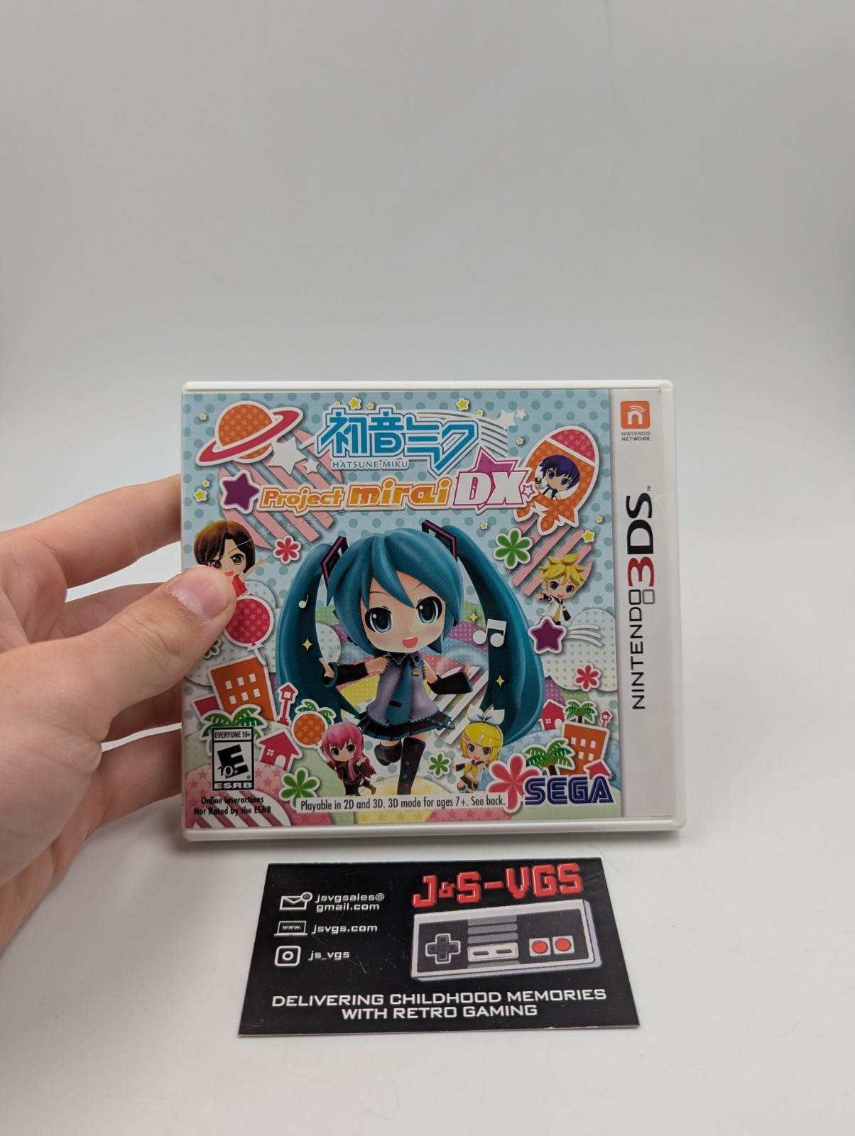 Project Mirai DX Nintendo 3DS Case Manual Only No Cards No Game