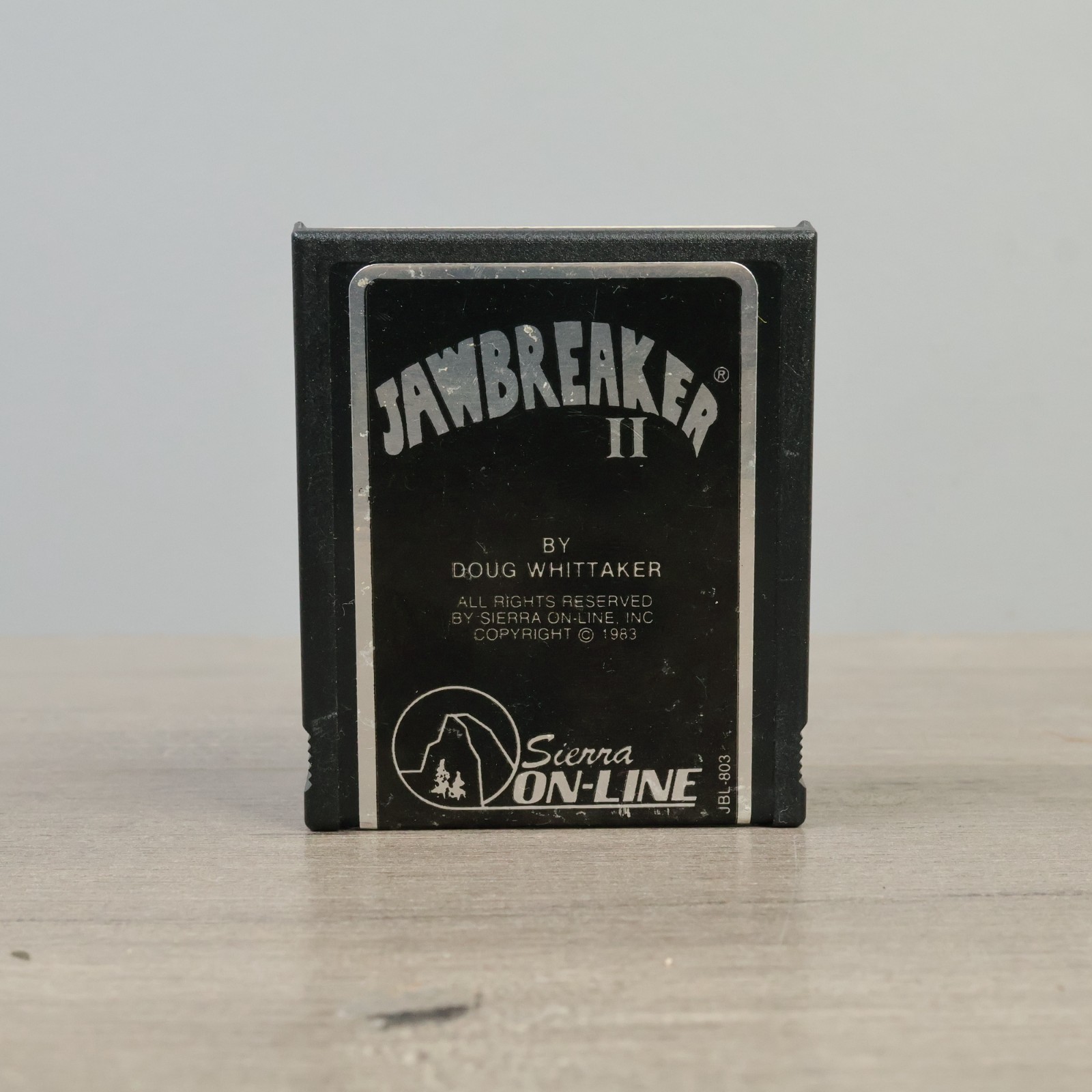 Sierra On-Line Jawbreaker II Game Cartridge 1983 Tested Working GUC