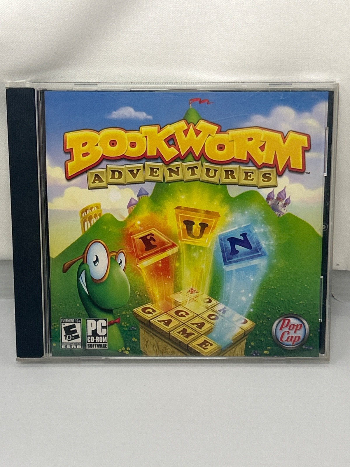 Bookworm Adventures Pop Cap Computer Word Game PC CD-ROM 2006